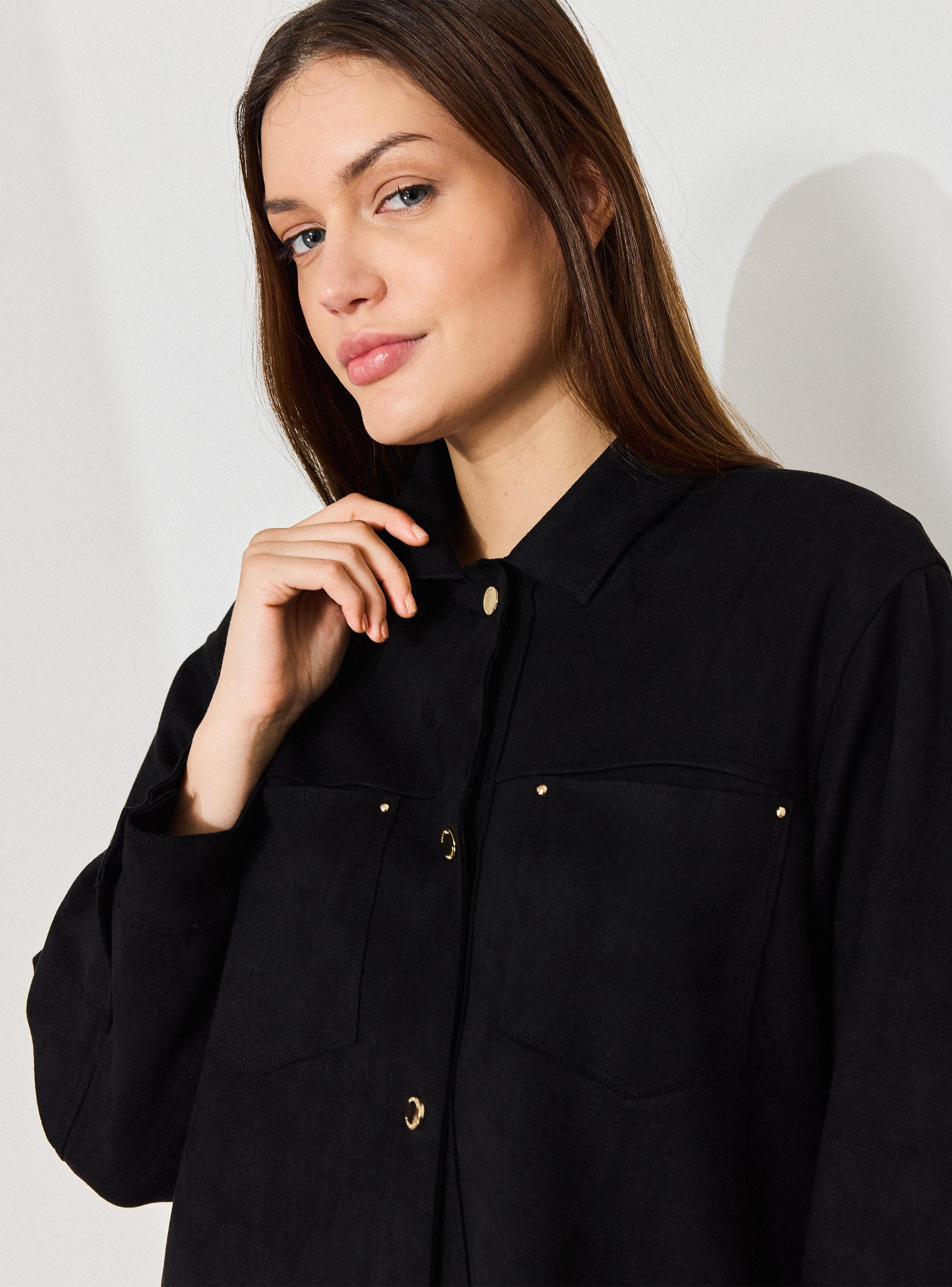 Chaqueta Sobre Camisa Agamuzada-3