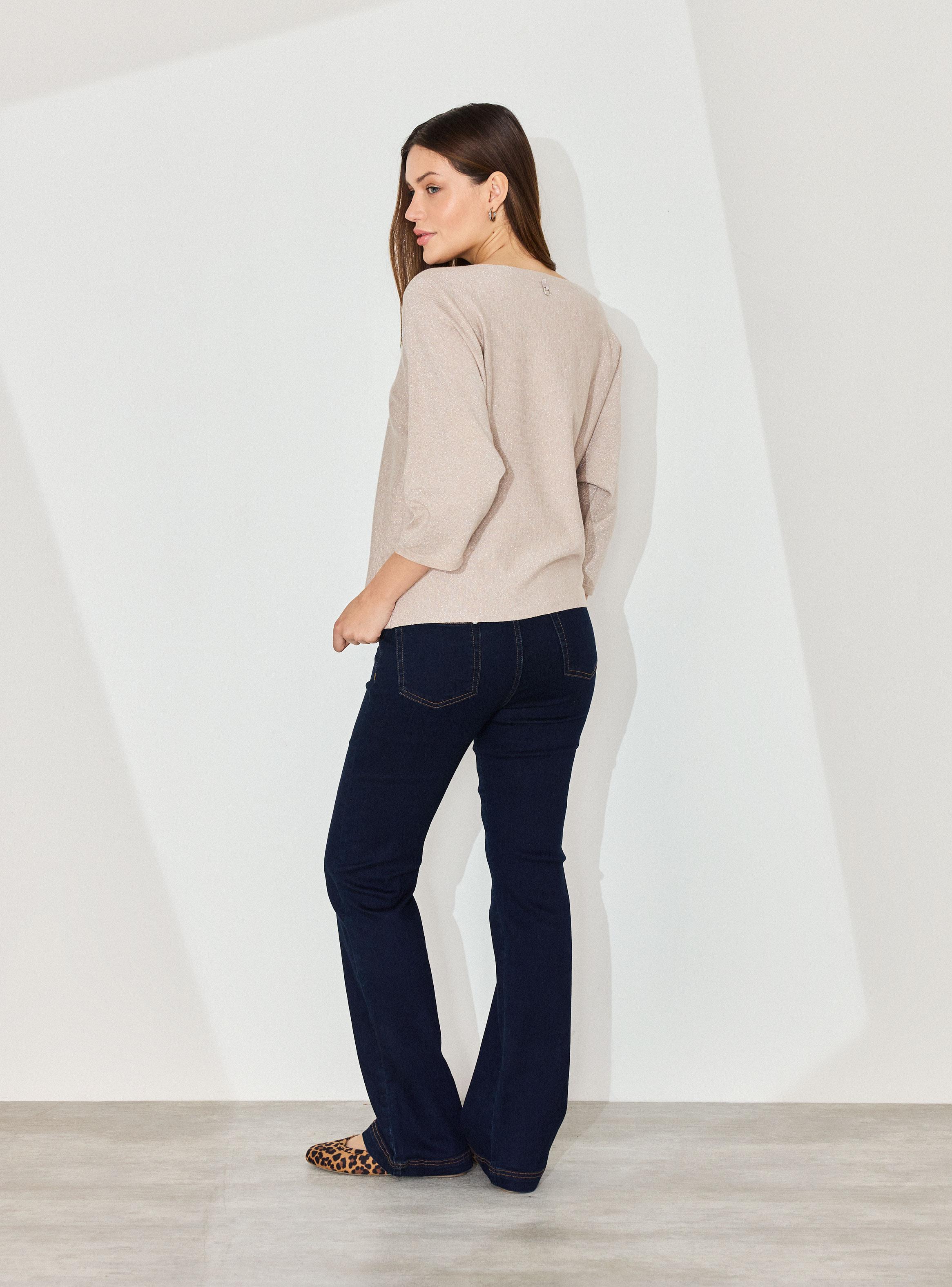 Sweater Liviano Manga Tres Cuartos-5