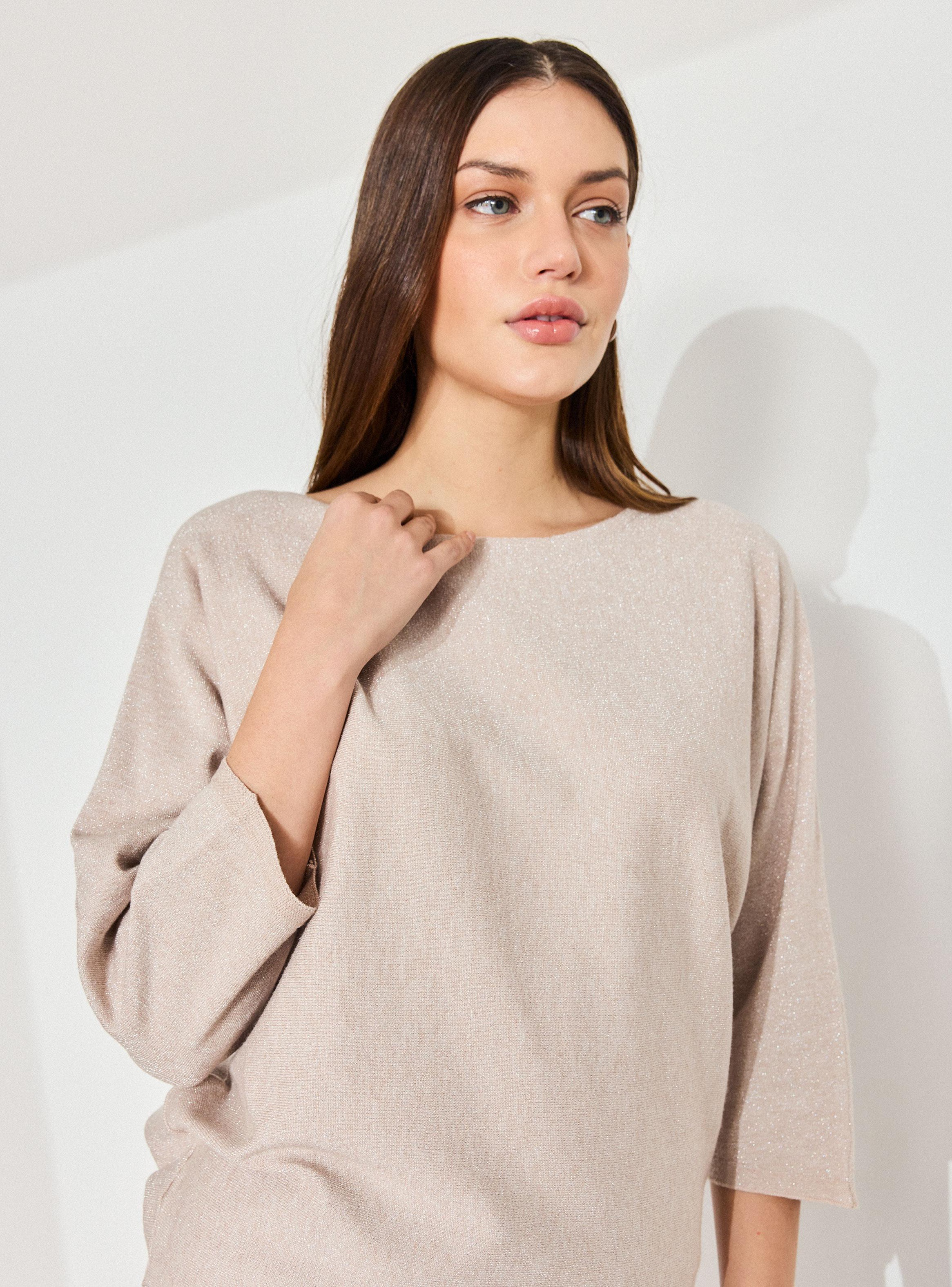 Sweater Liviano Manga Tres Cuartos-2