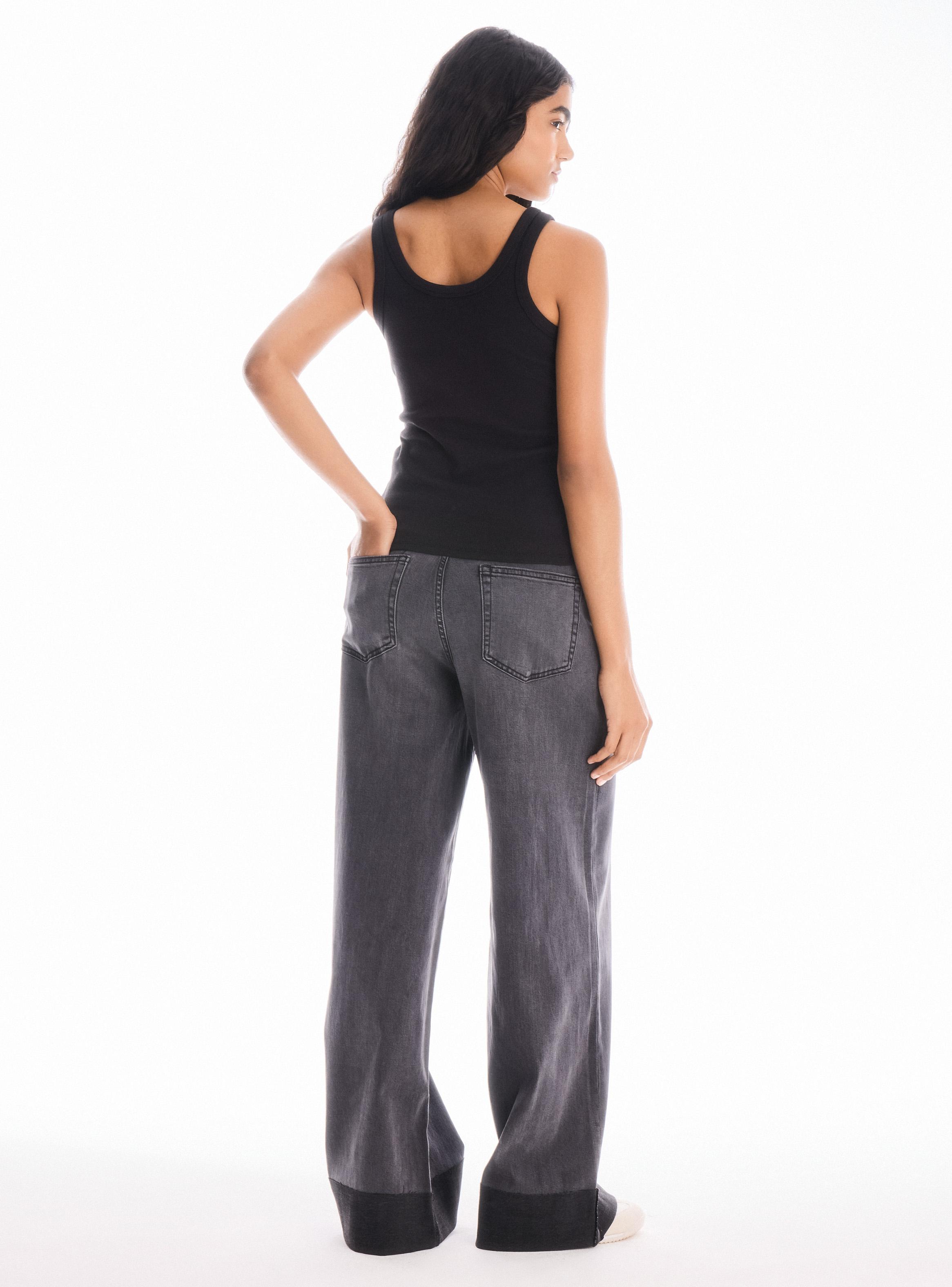 Polera Halter Aplicación Joyas-5
