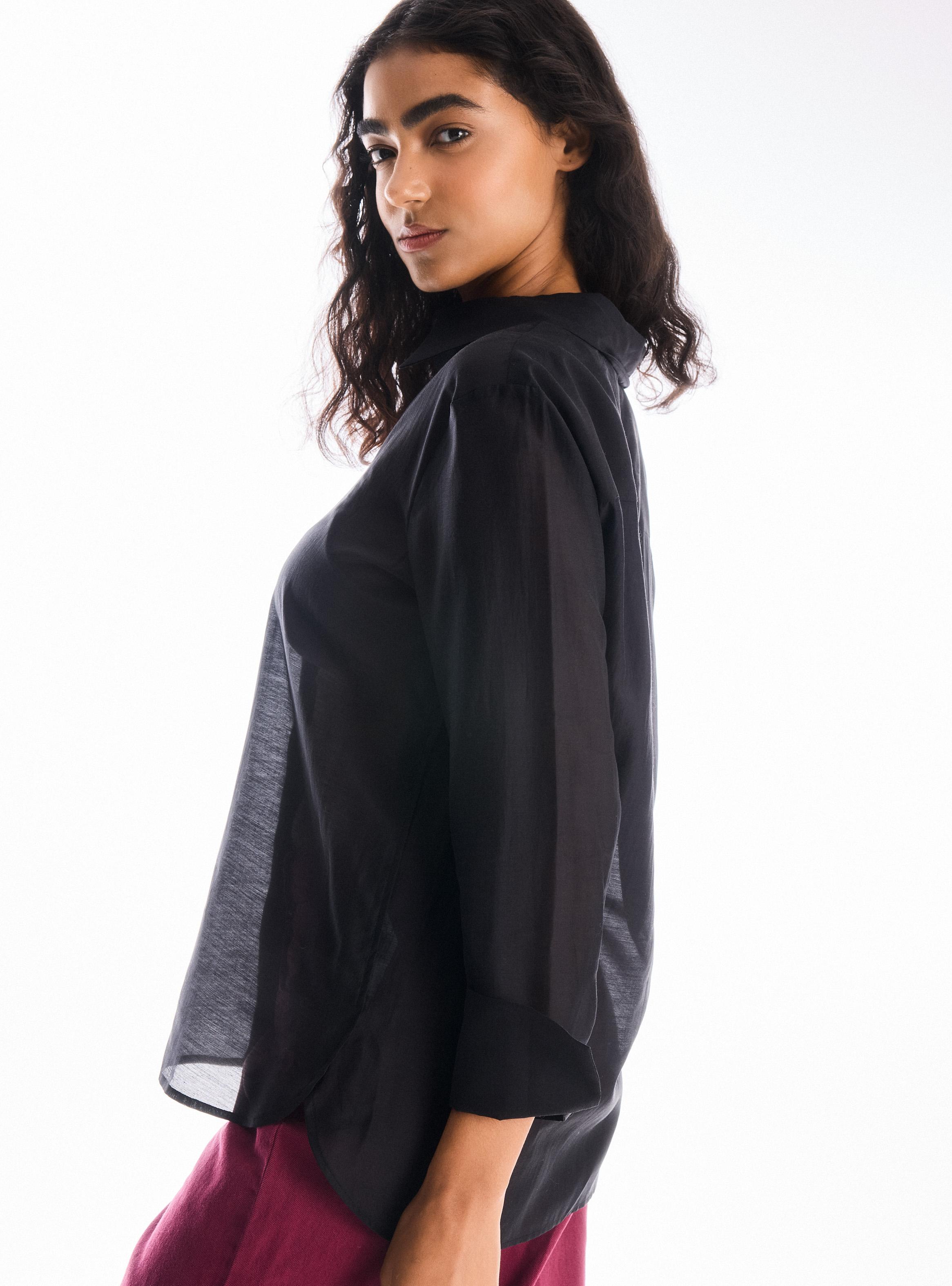Blusa Camisera Fluida-3