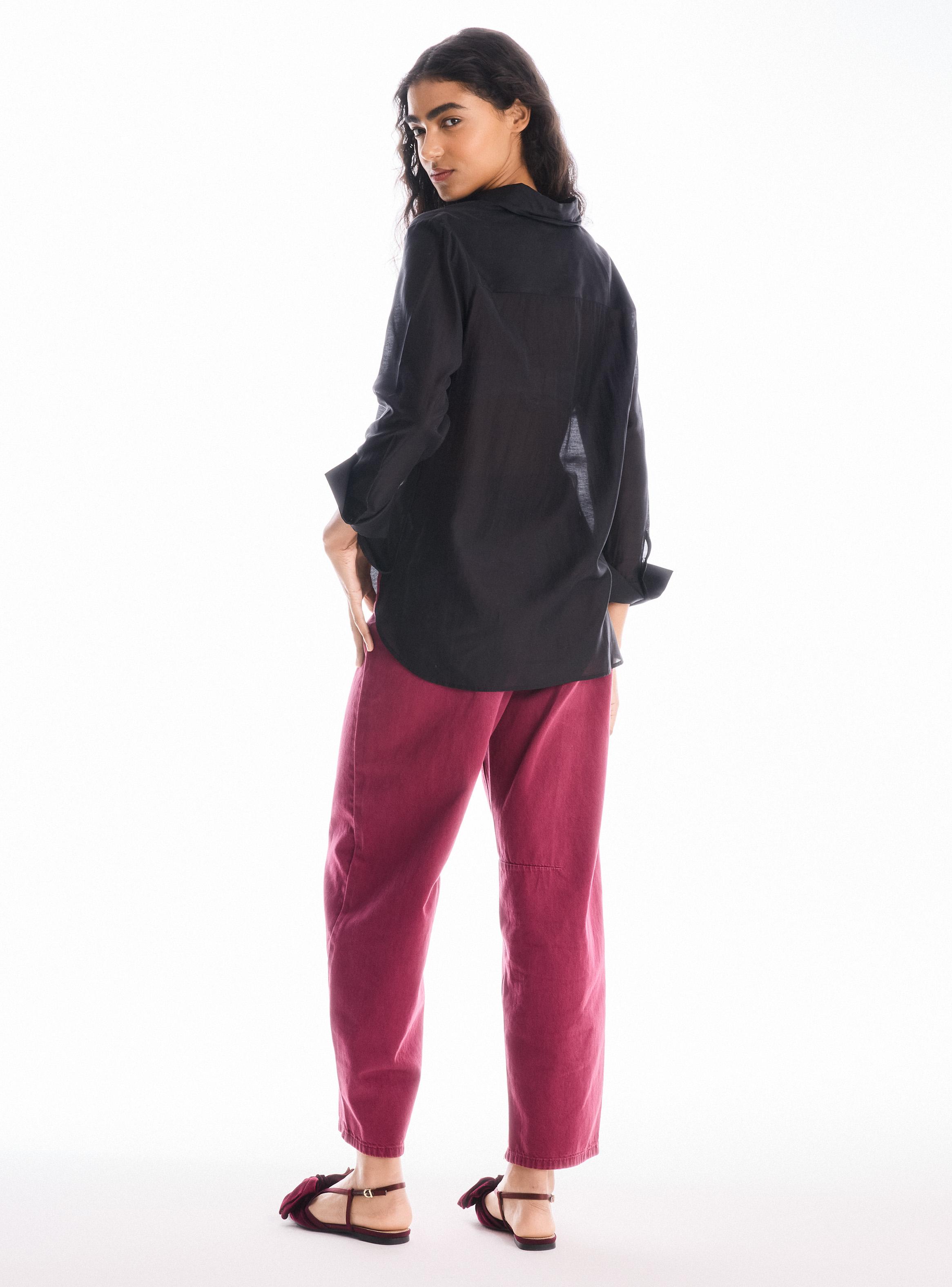 Blusa Camisera Fluida-5