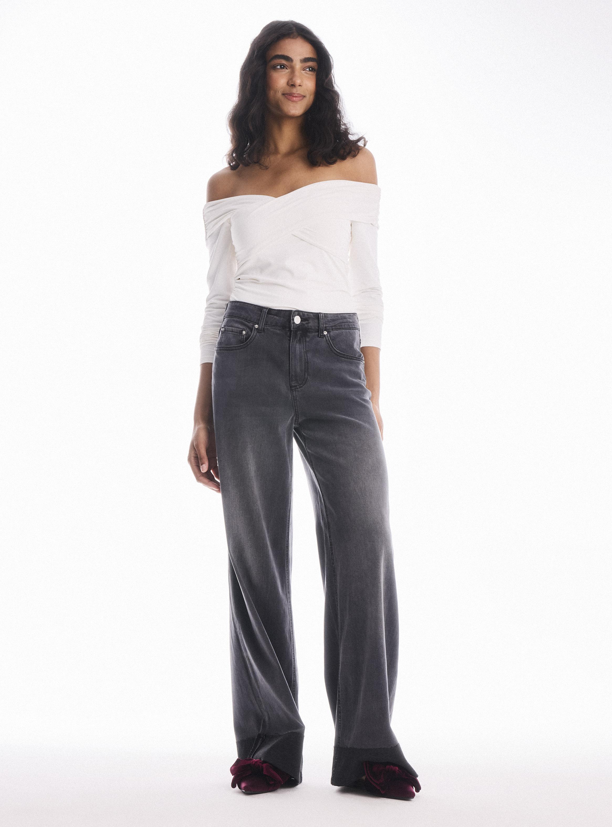 Jeans Wide Leg Basta Roll Up-4