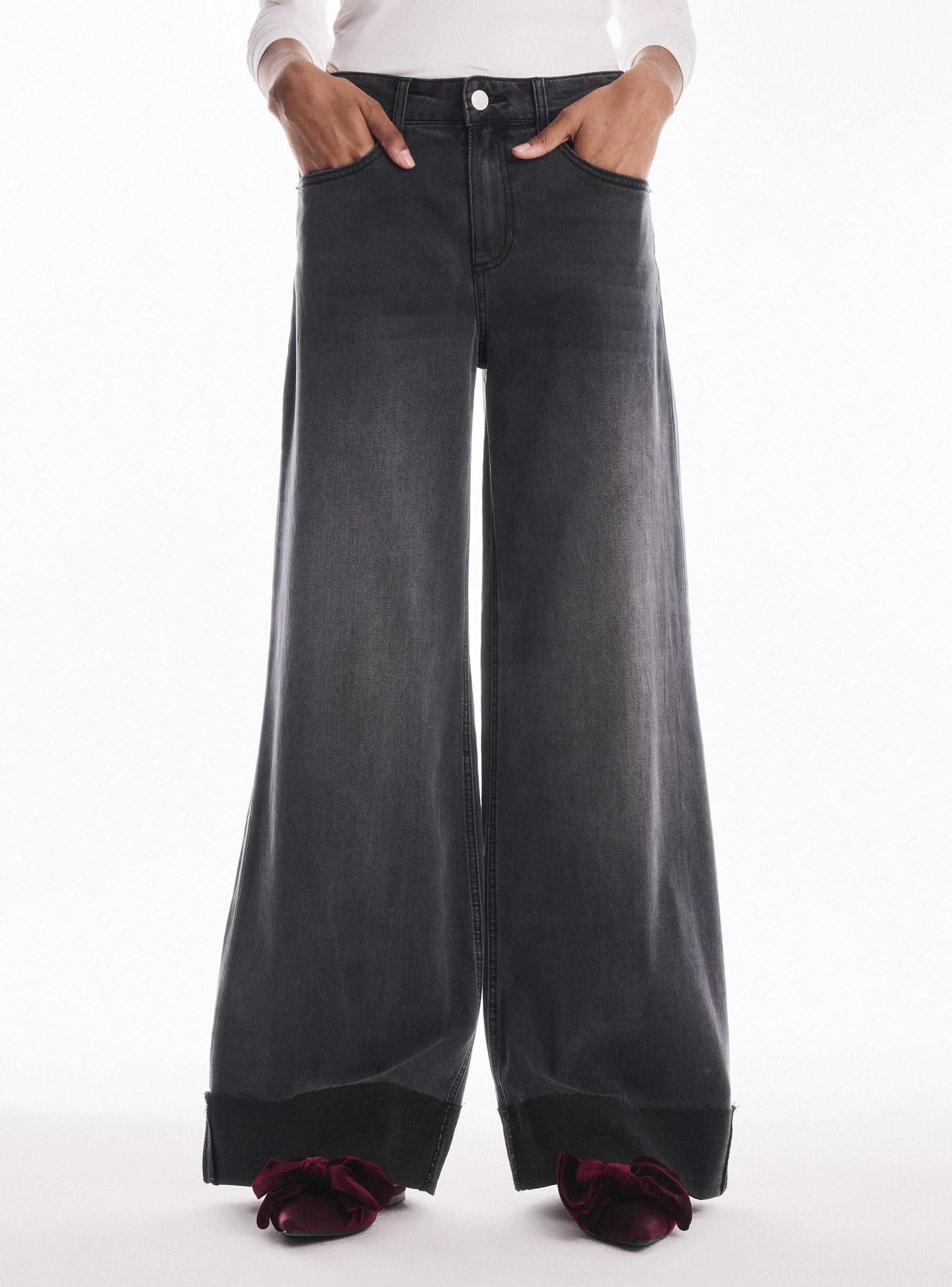 Jeans Wide Leg Basta Roll Up-0