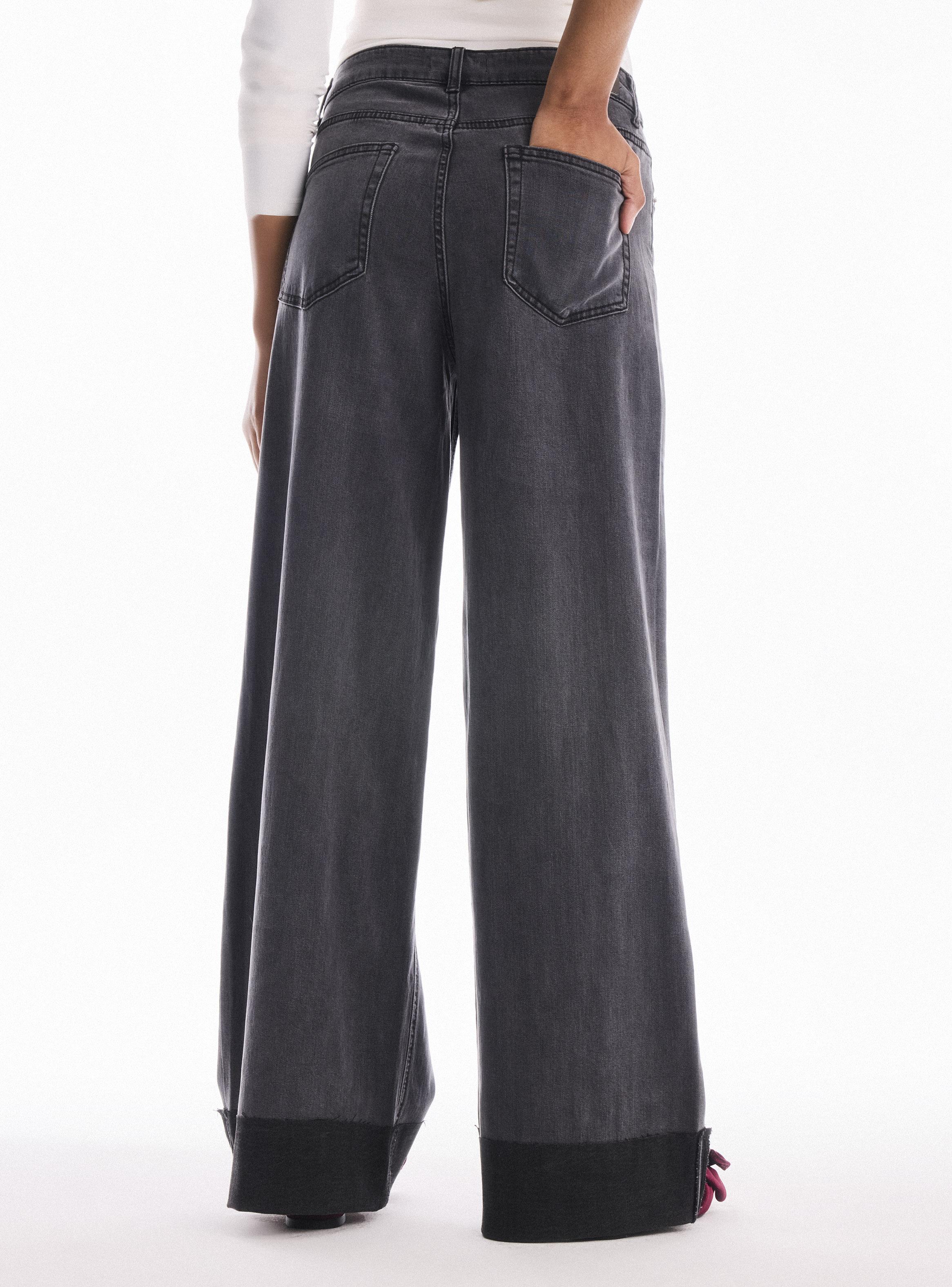Jeans Wide Leg Basta Roll Up-1