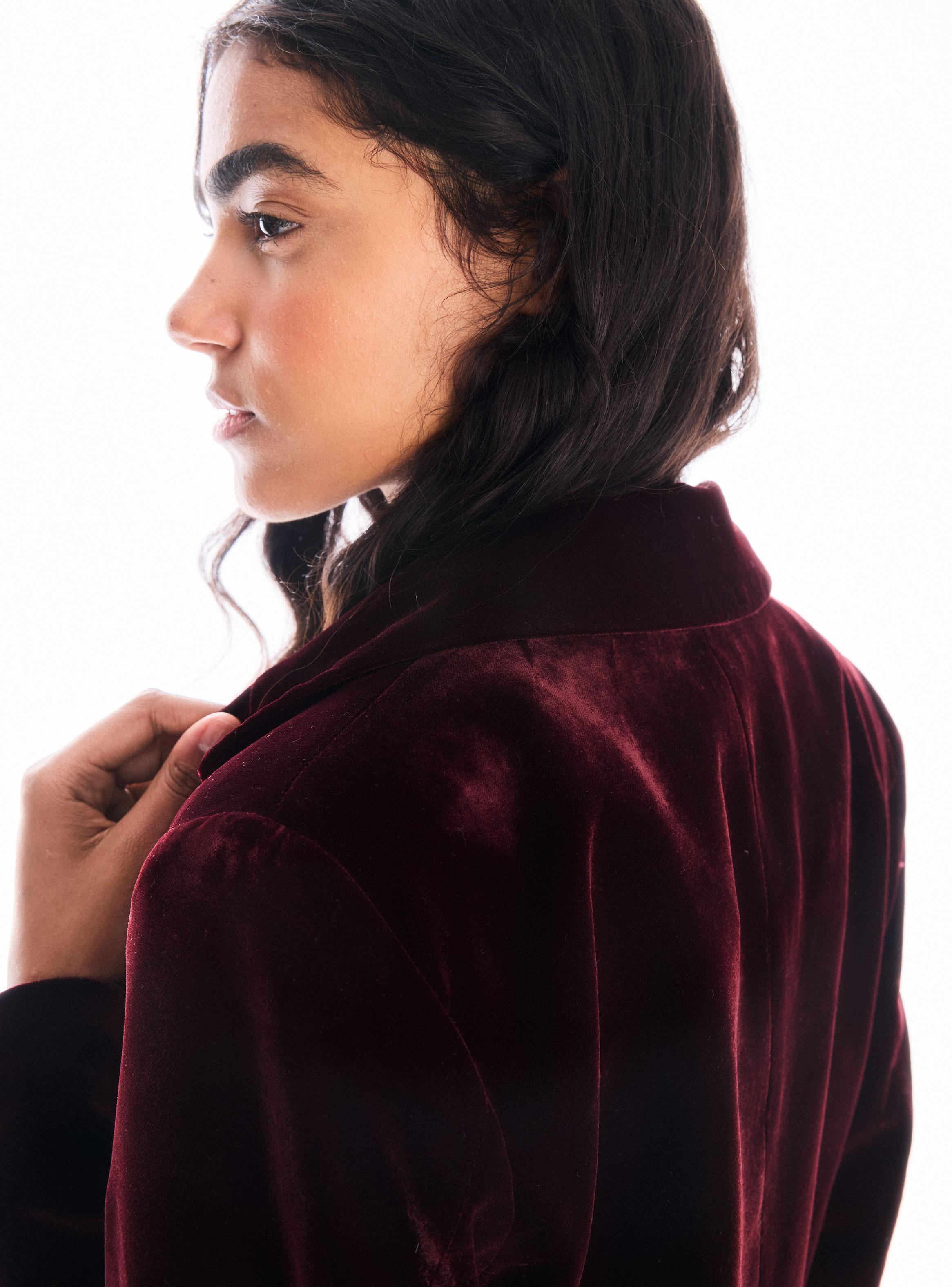 Blazer Traje Terciopelo-2