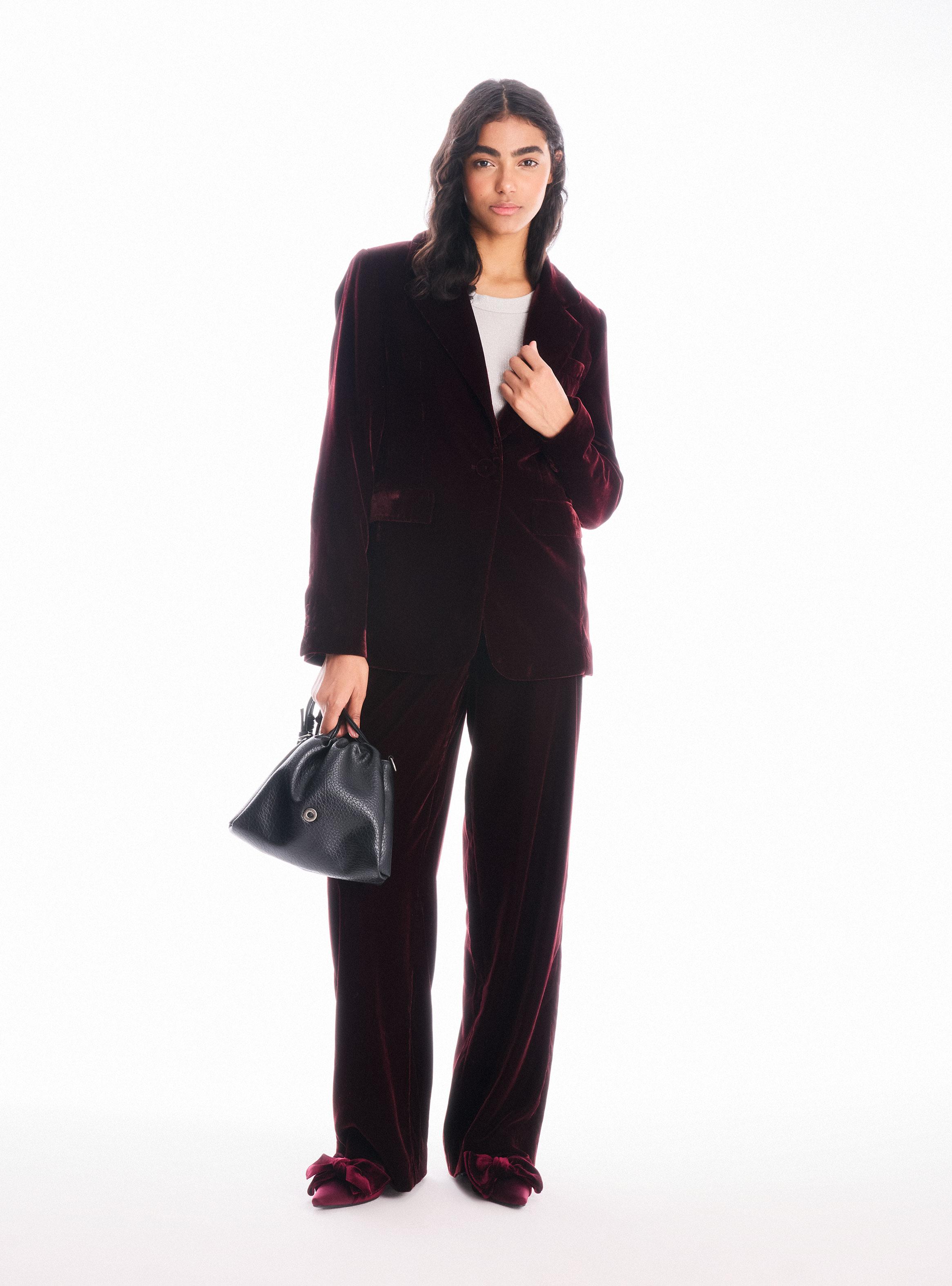 Blazer Traje Terciopelo-4