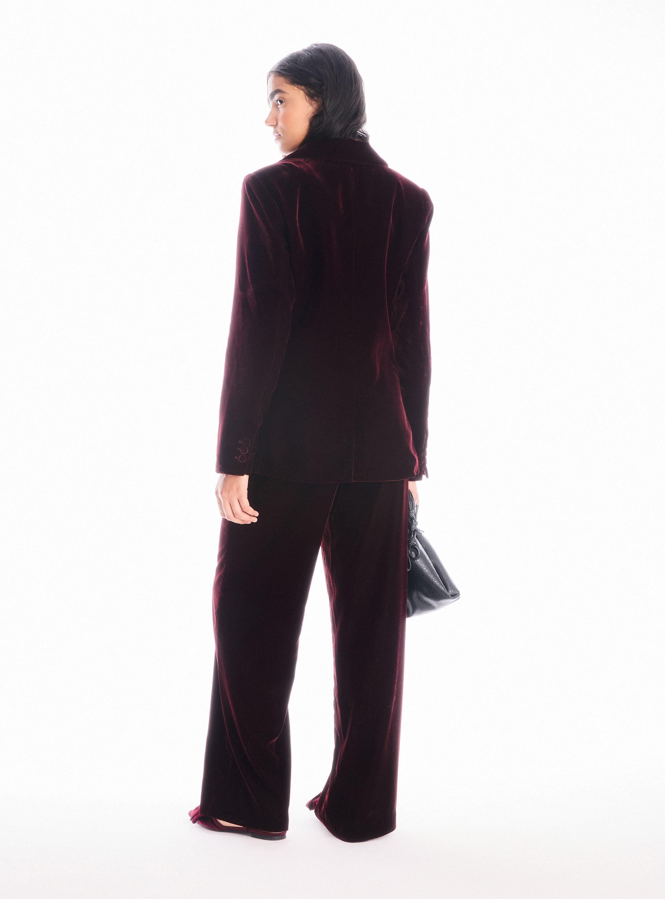 Blazer Traje Terciopelo-5