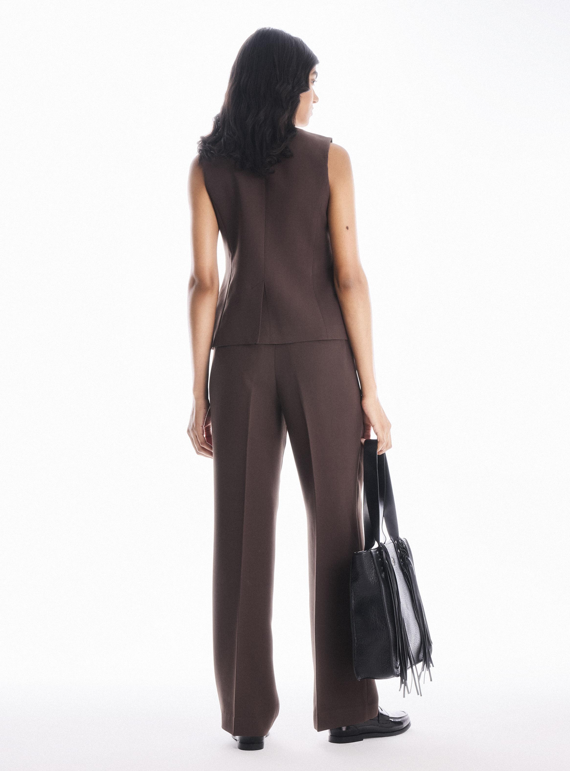 Pantalón Traje con Bolsillos-5