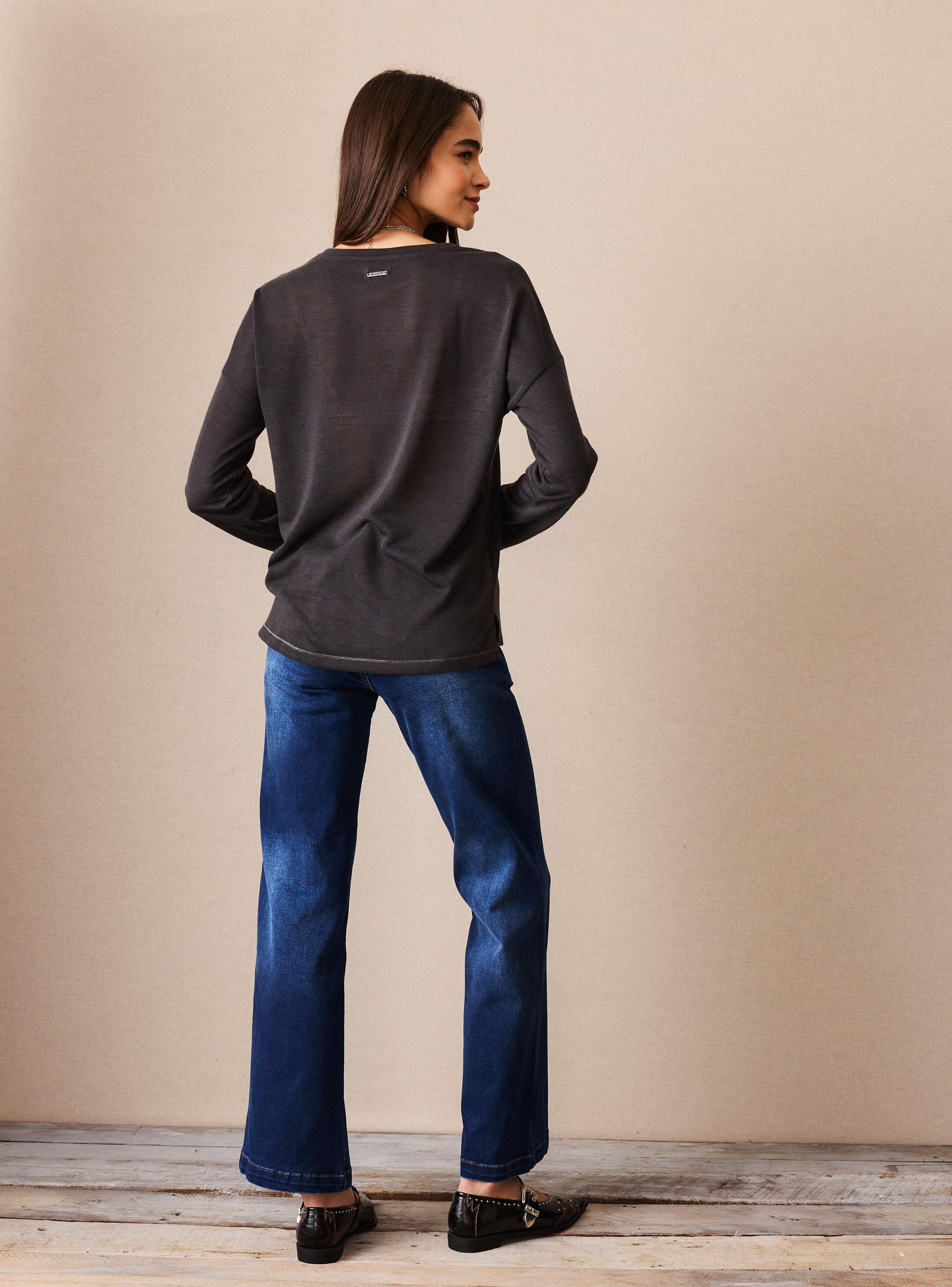 Polera Básica con Textura-5