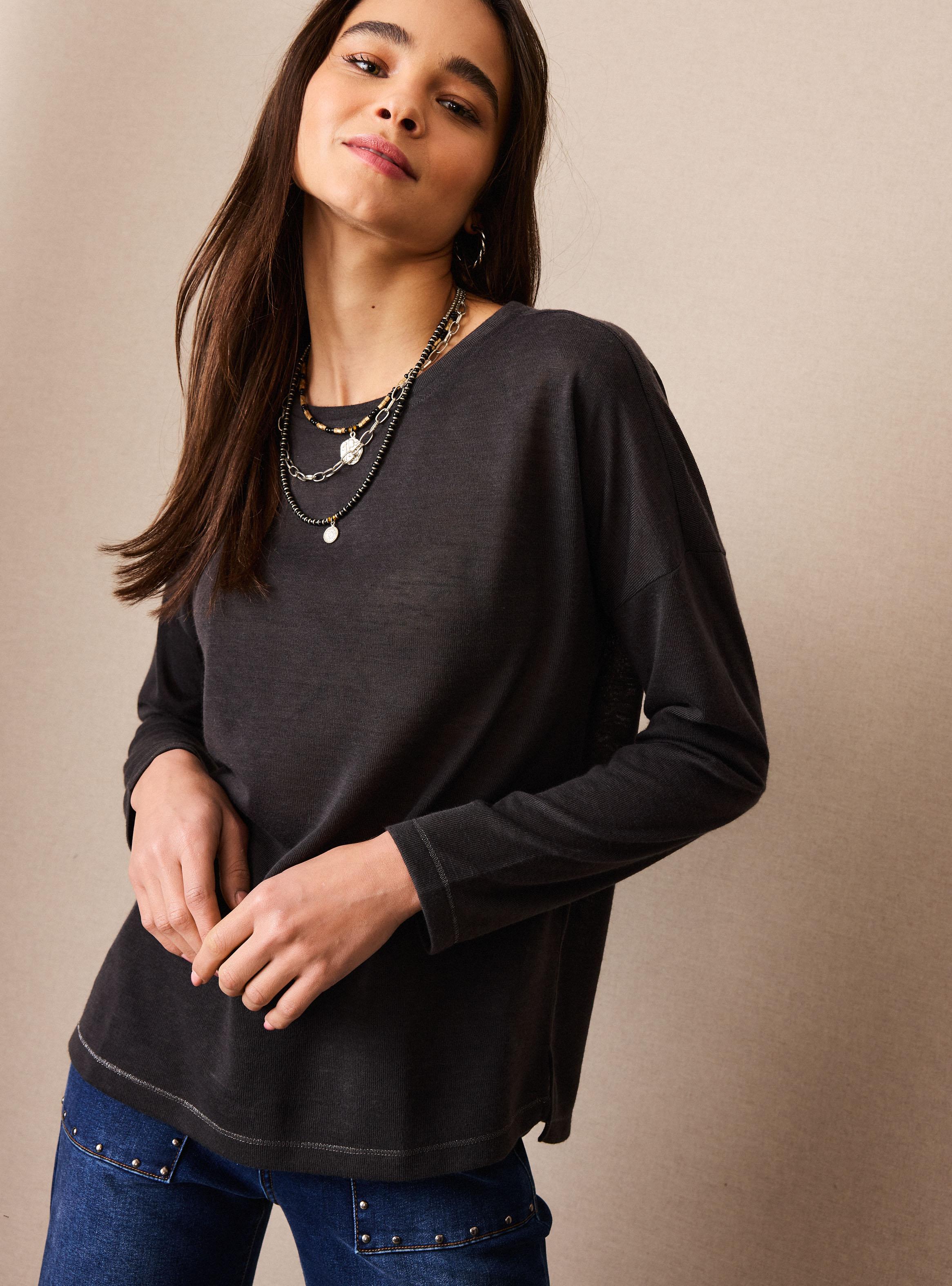 Polera Básica con Textura-2