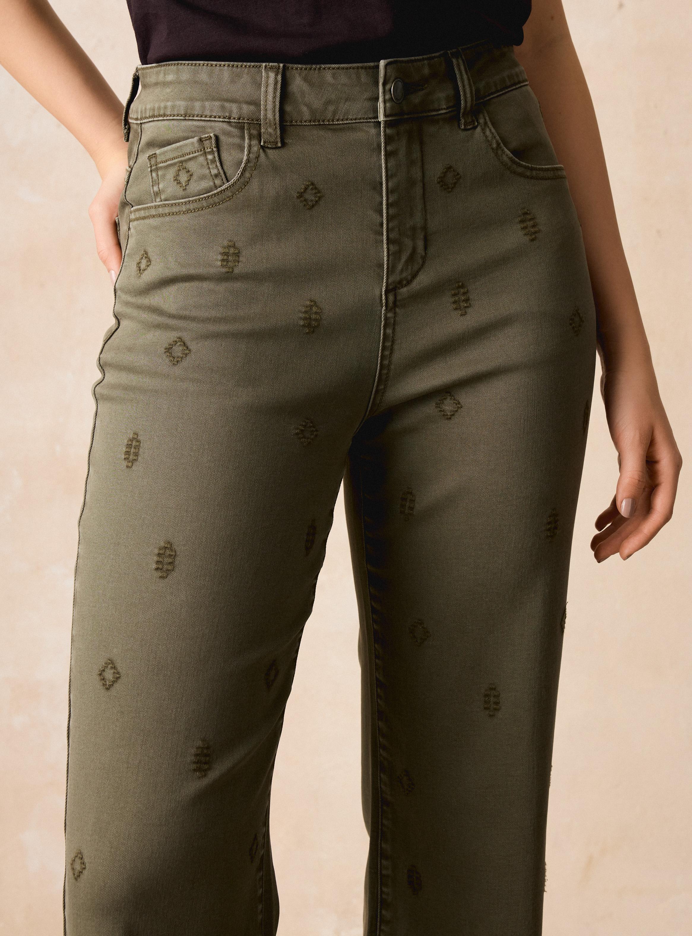 Jeans Bordado Color-2