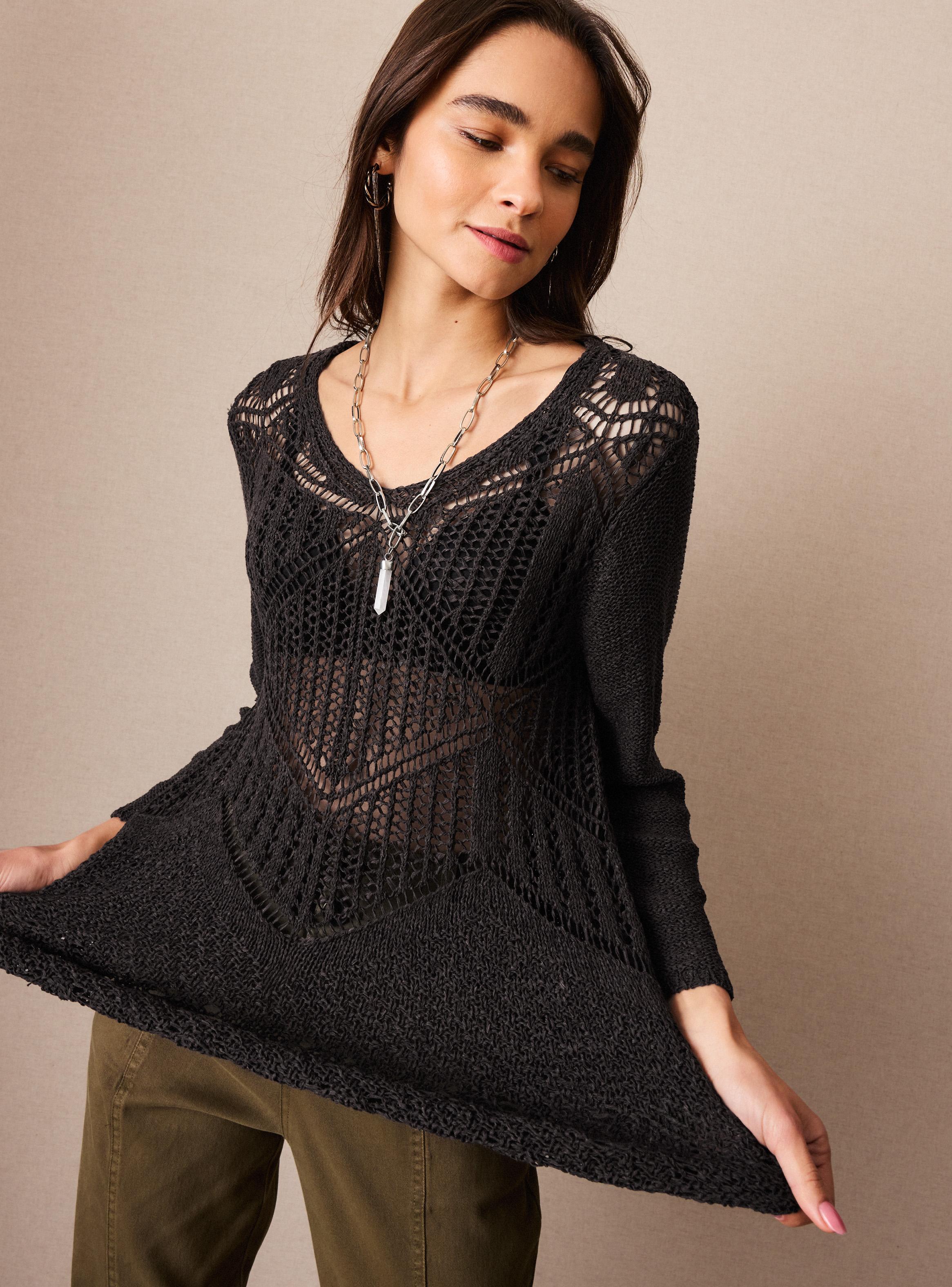 Sweater Tejido de Cinta Acanalado-2