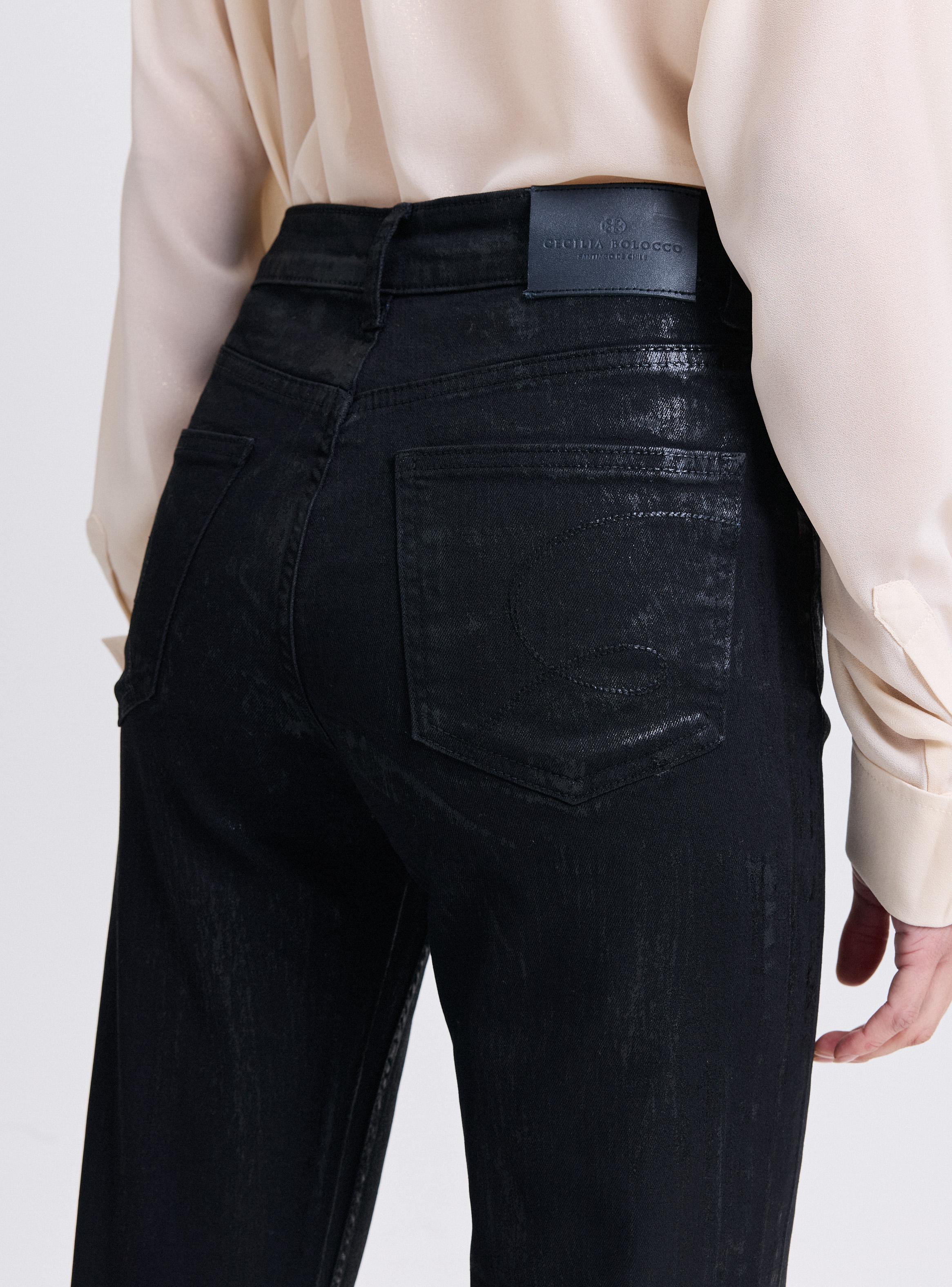 Jeans Recto Metalizado-3