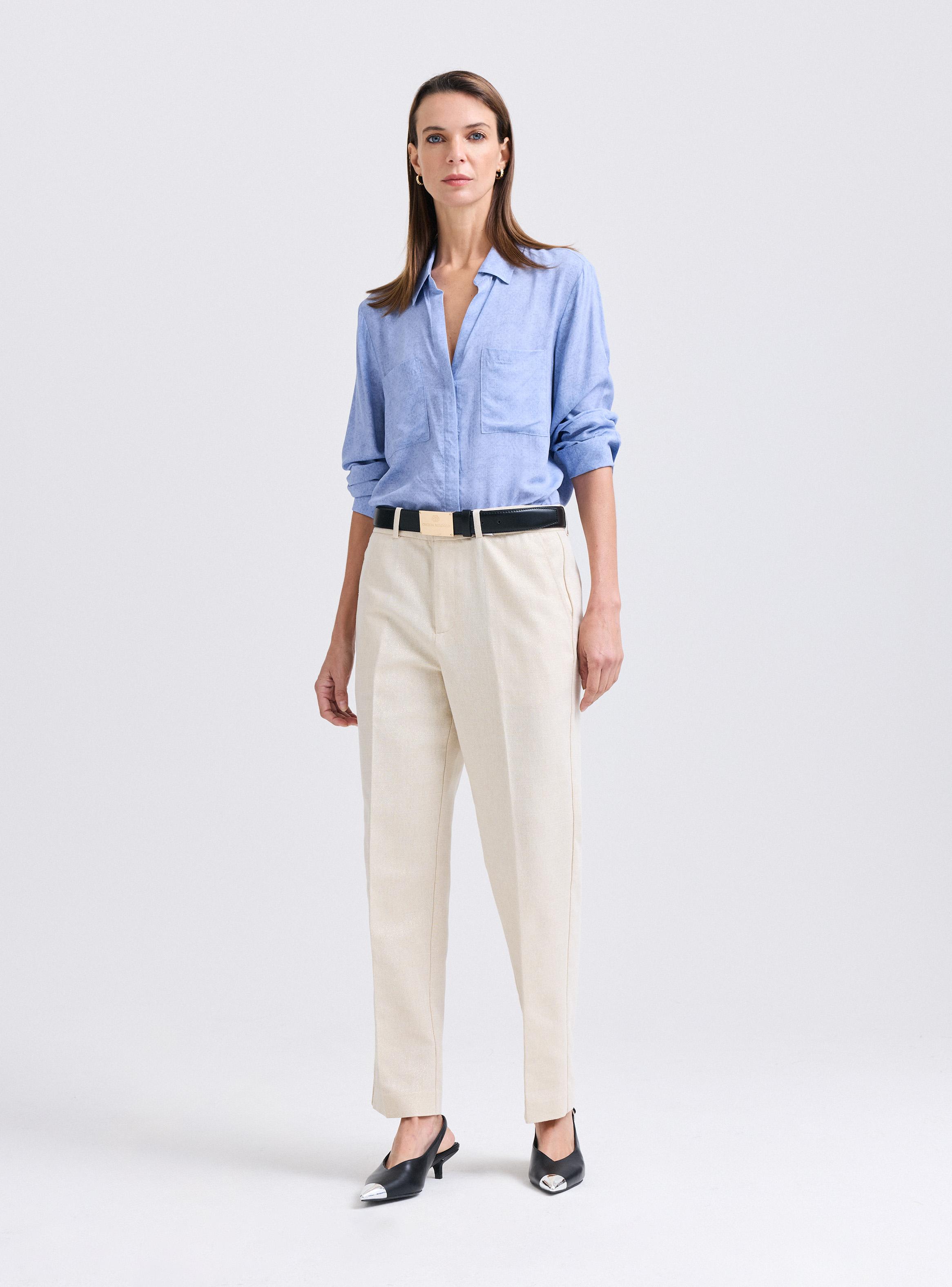 Pantalón Chino con Brillo-4