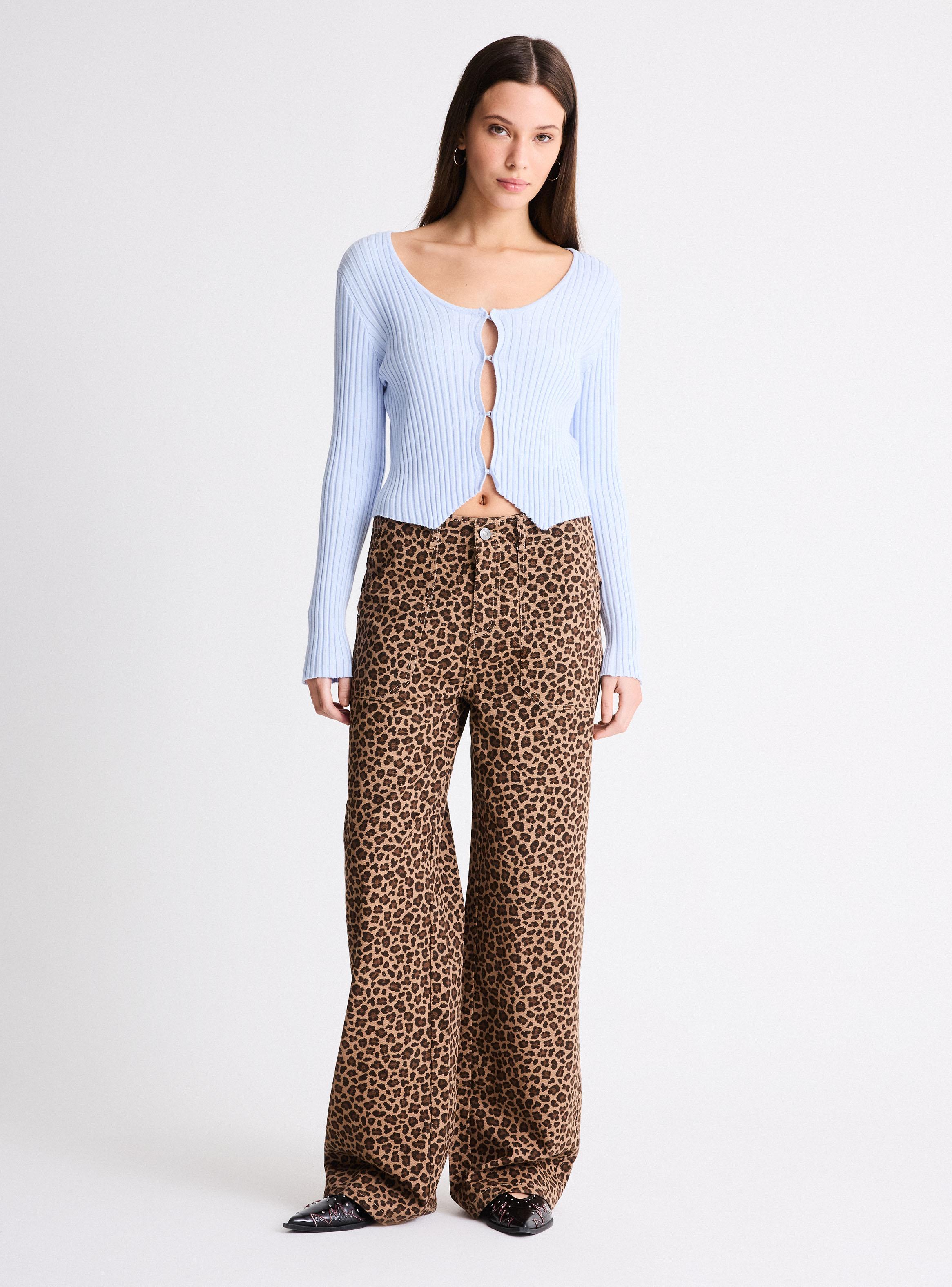 Pantalón Wide Leg Estampado-4