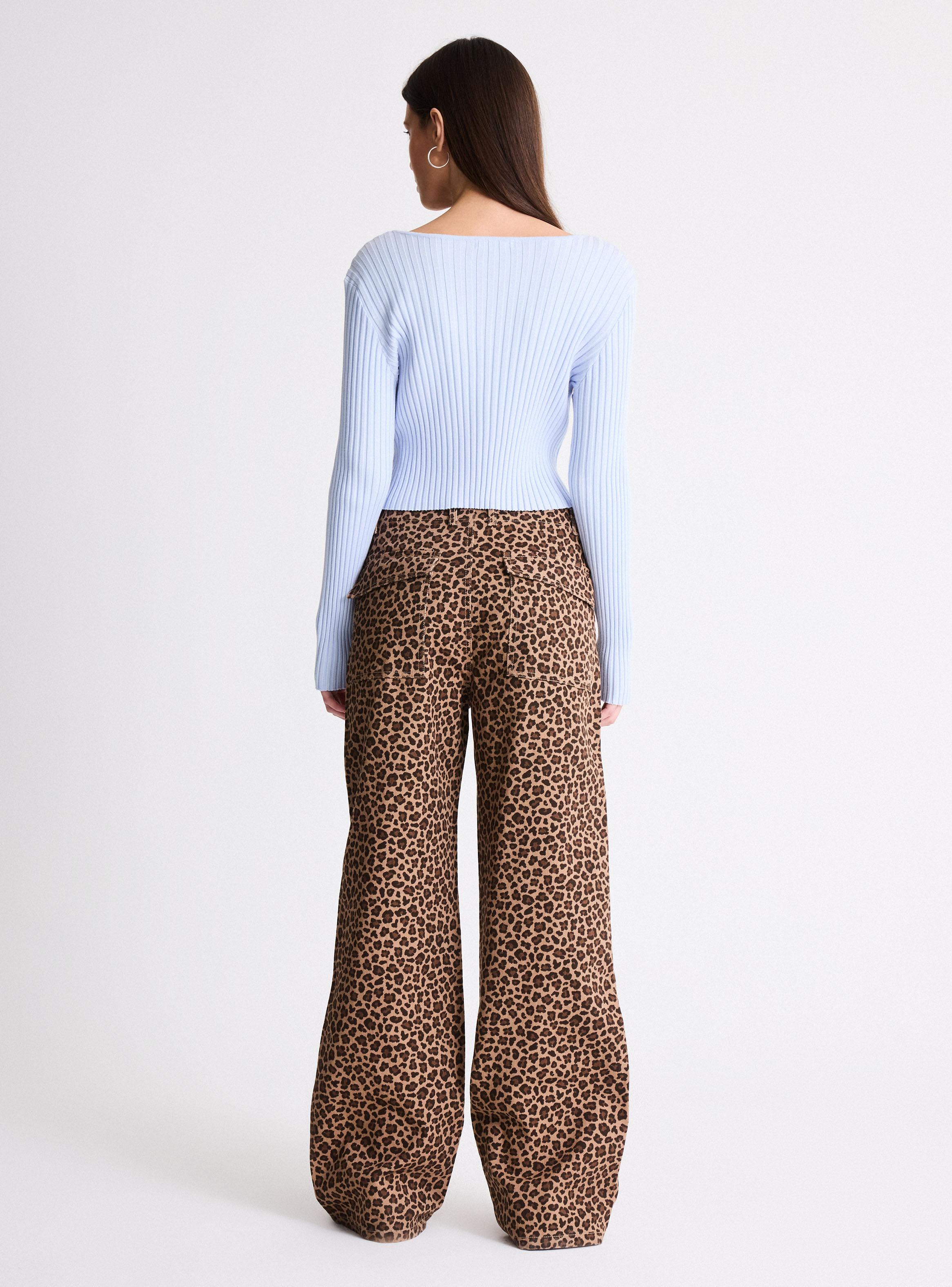 Pantalón Wide Leg Estampado-5