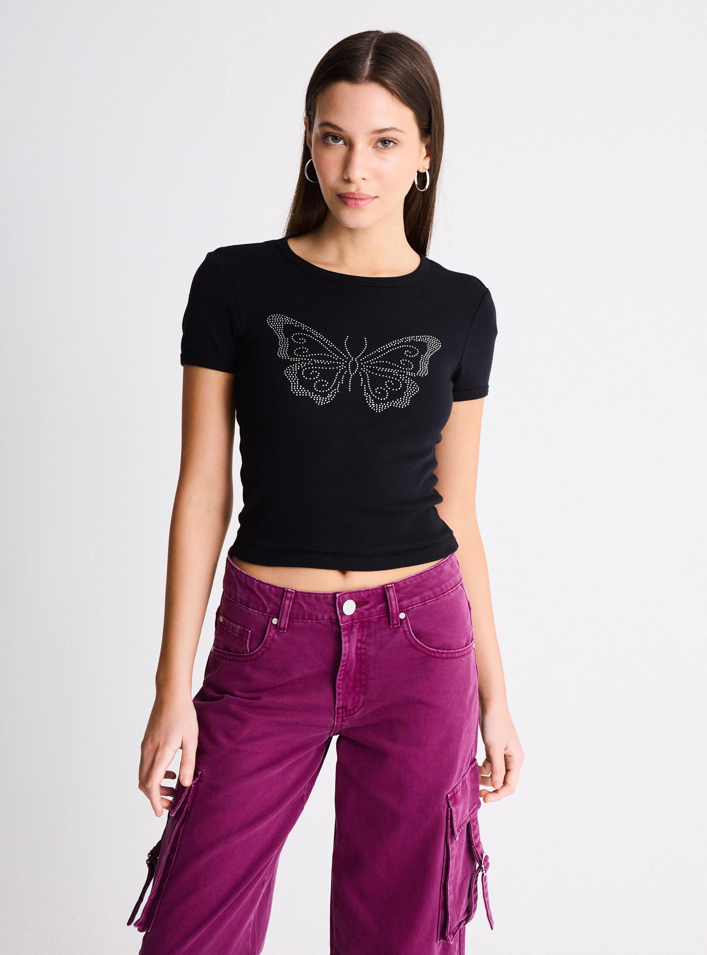 Polera Lisa Manga Corta-0