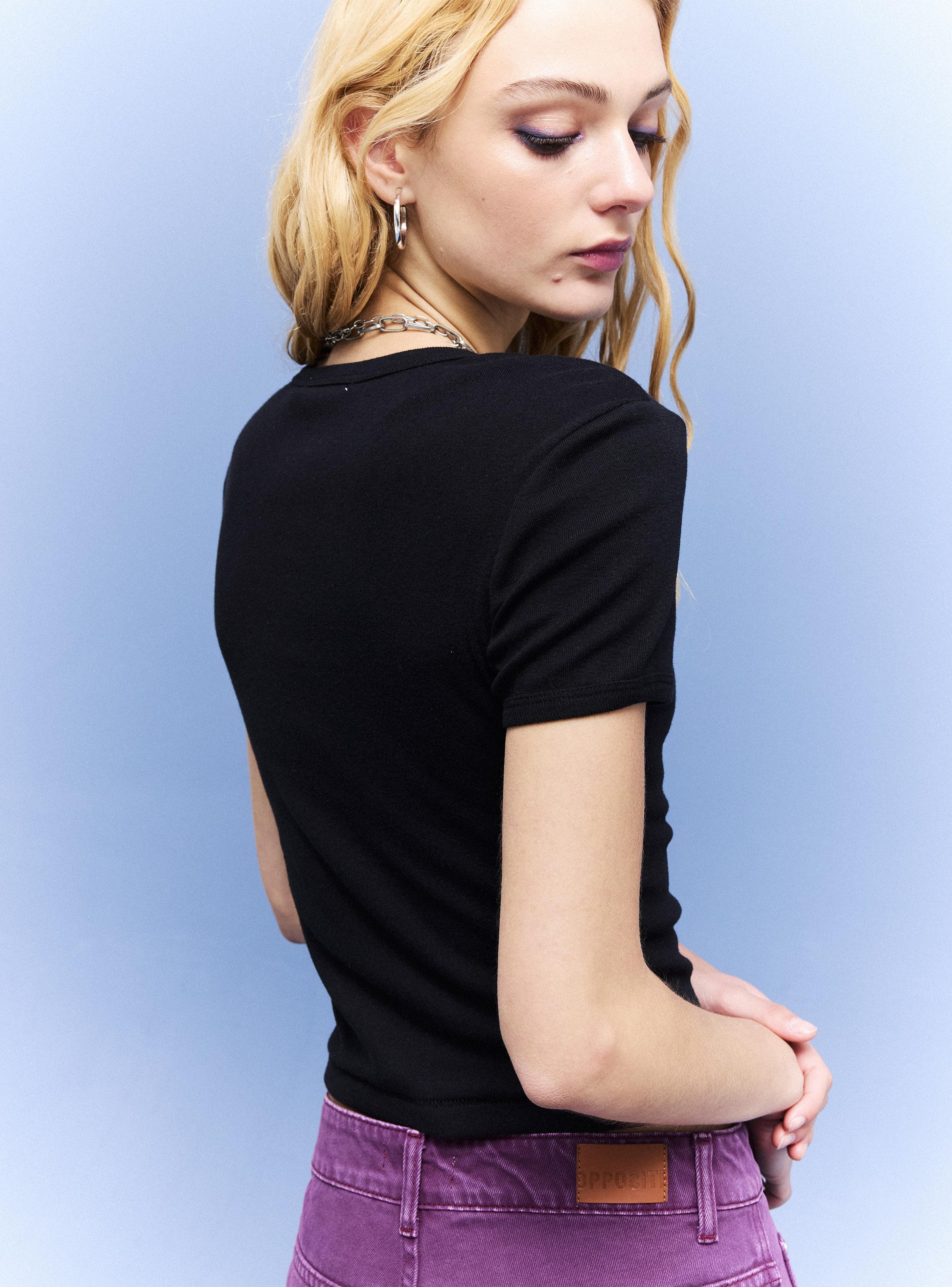 Polera Lisa Manga Corta-3