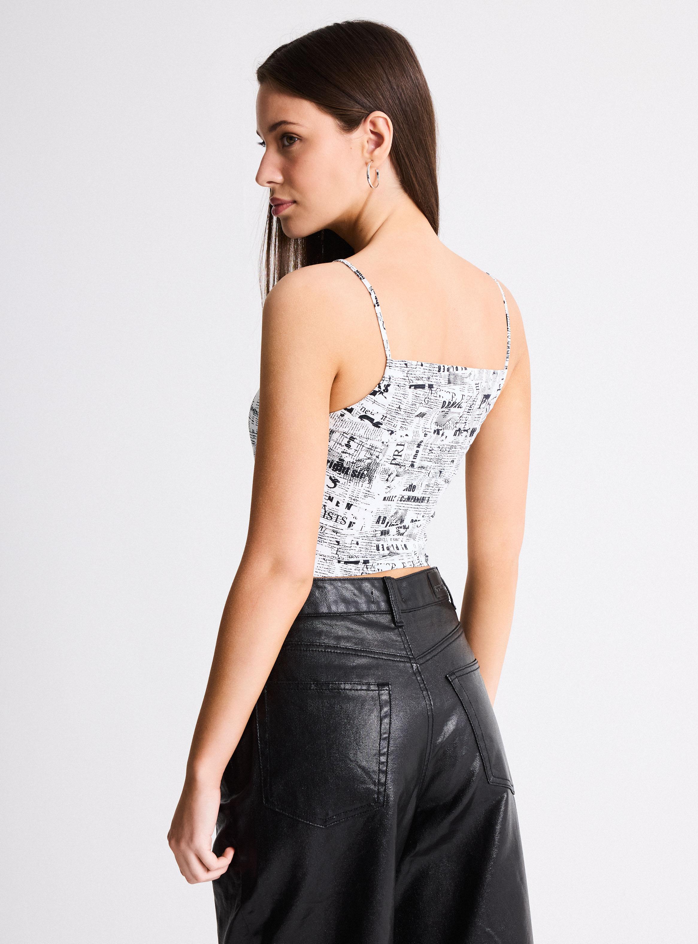 Polera Top Estampada-1