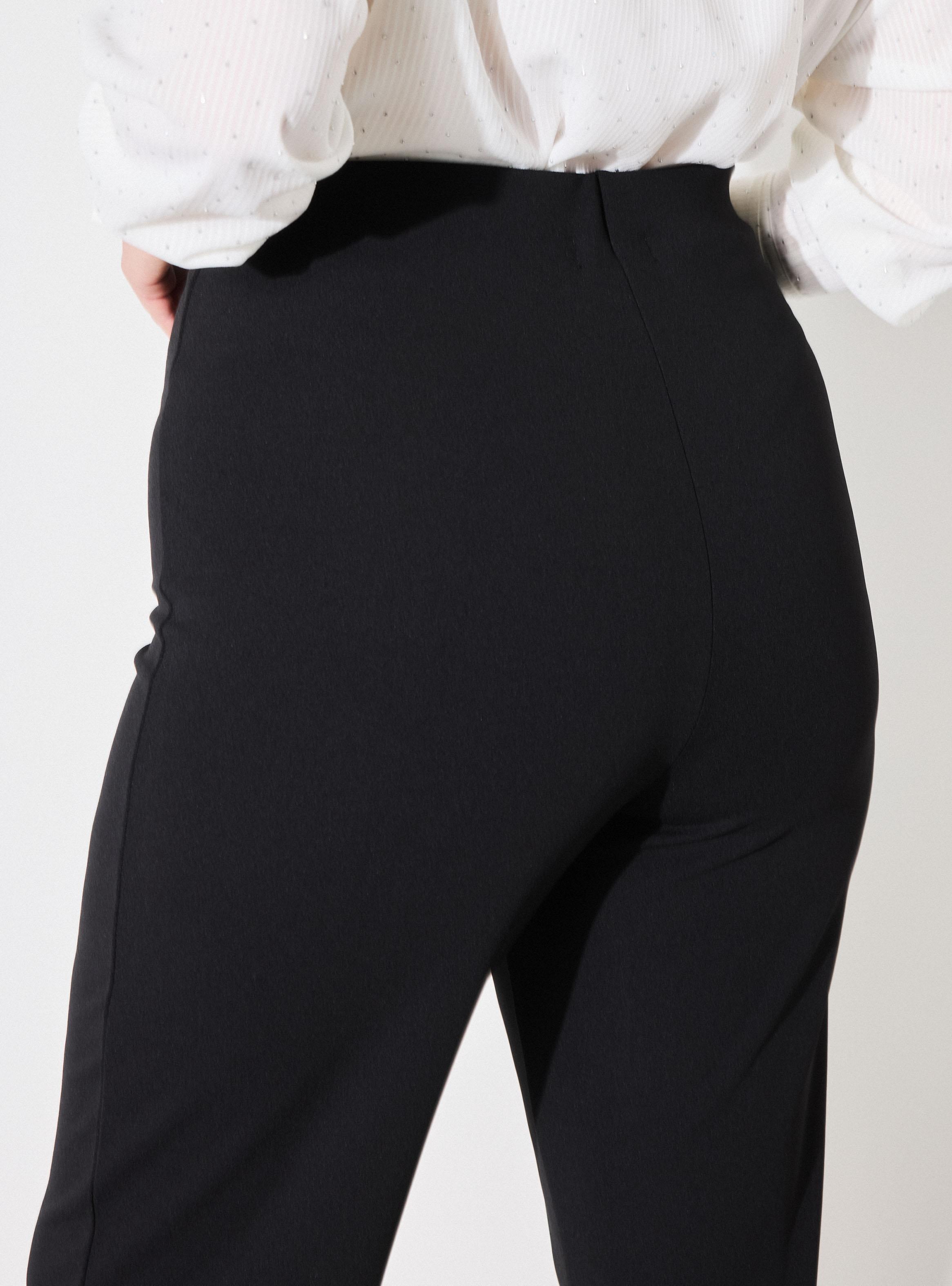 Pantalón Leggings Flare con Cintura Elástica Talla Curvy-3