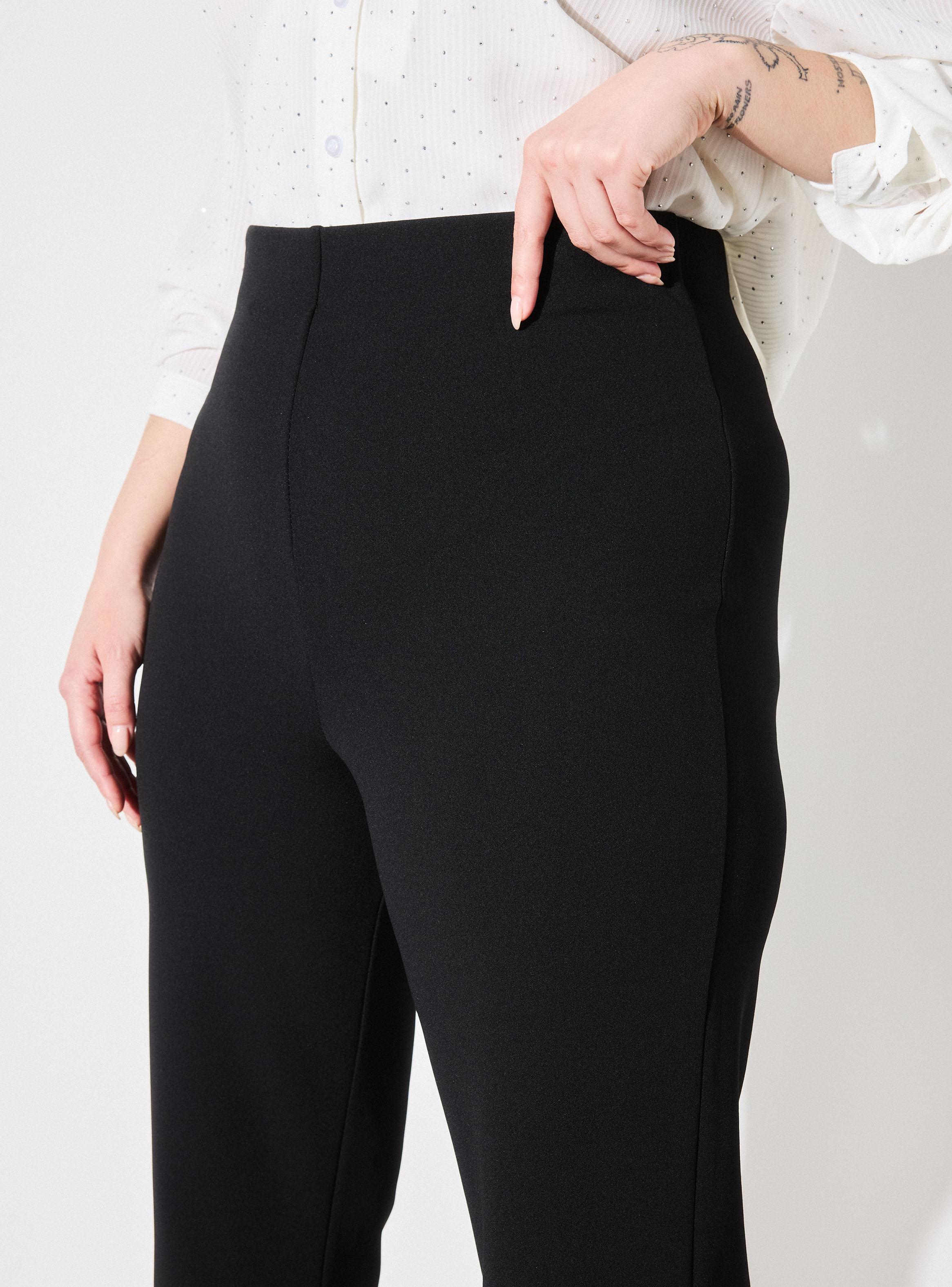 Pantalón Leggings Flare con Cintura Elástica Talla Curvy-2