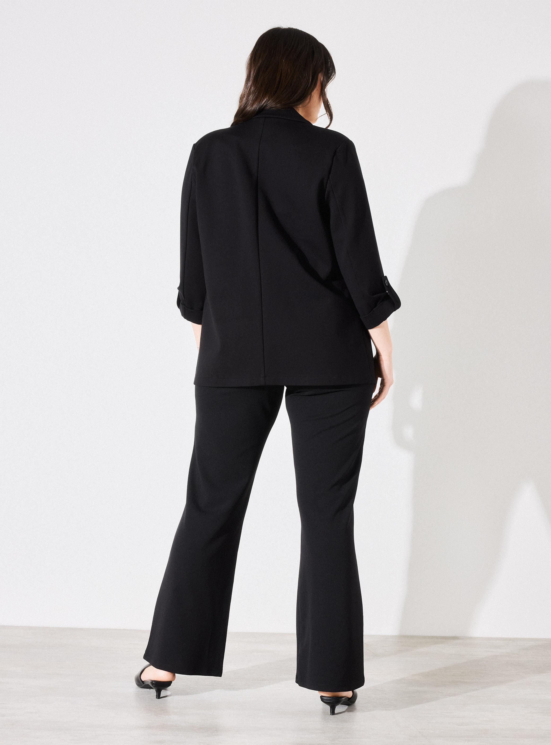 Blazer con Manga Recogida Cierre Botón Talla Curvy-5
