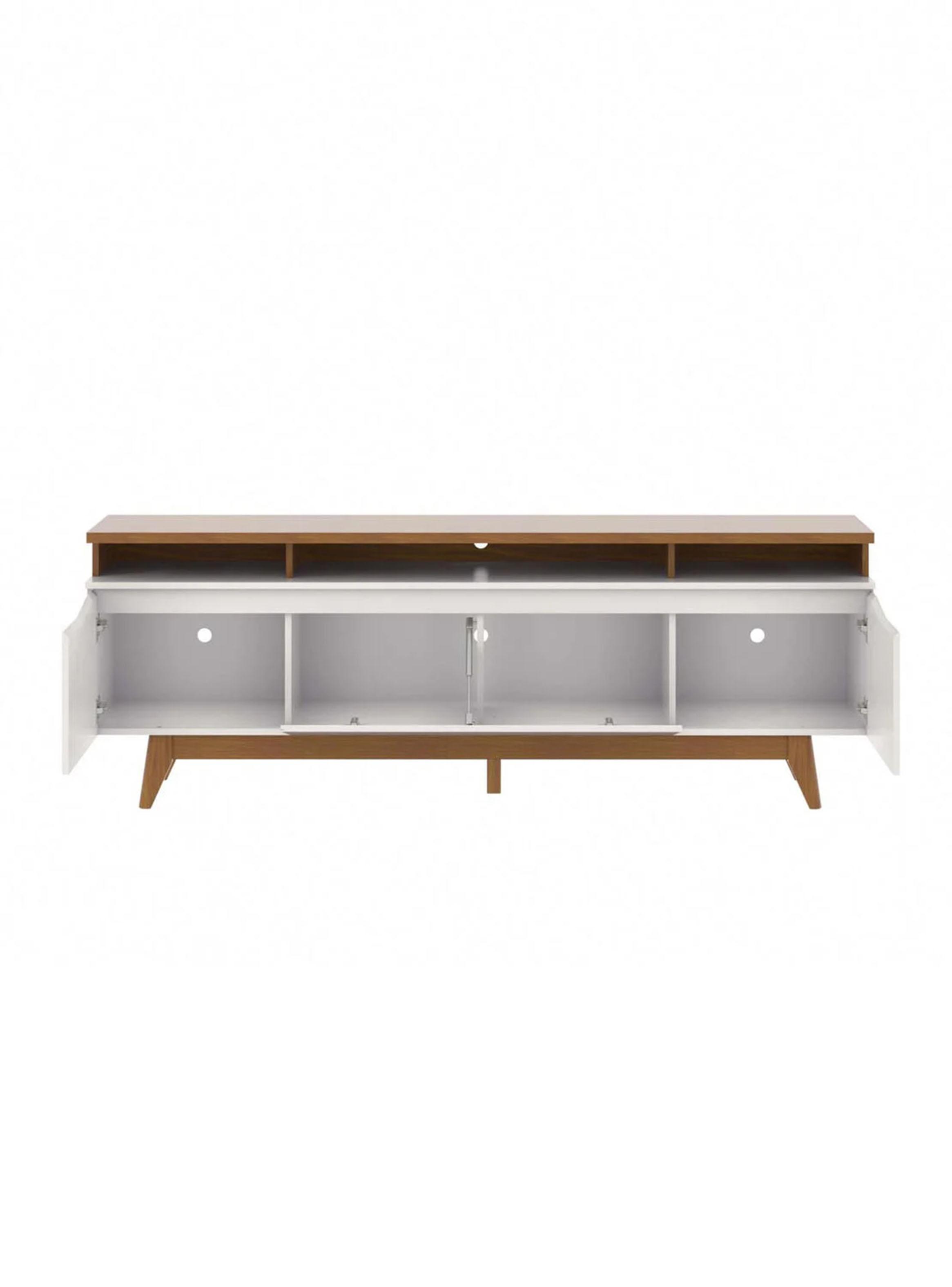 Rack TV 75" Flynt Stilo 1.8 Off White Crema-2