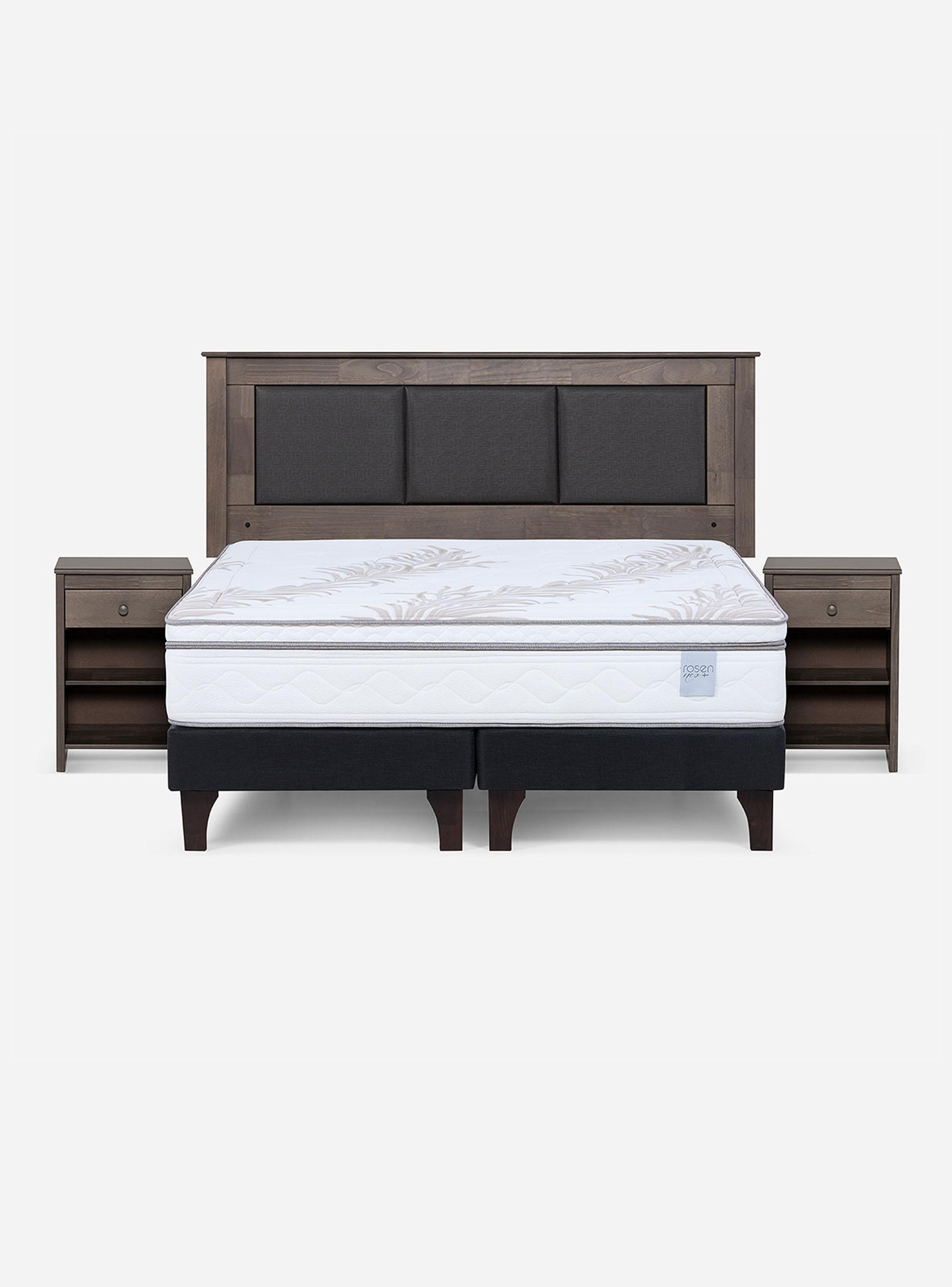 Cama Europea 2 Plazas Neo Plus 1.50x2.00 BD Rachel G-1