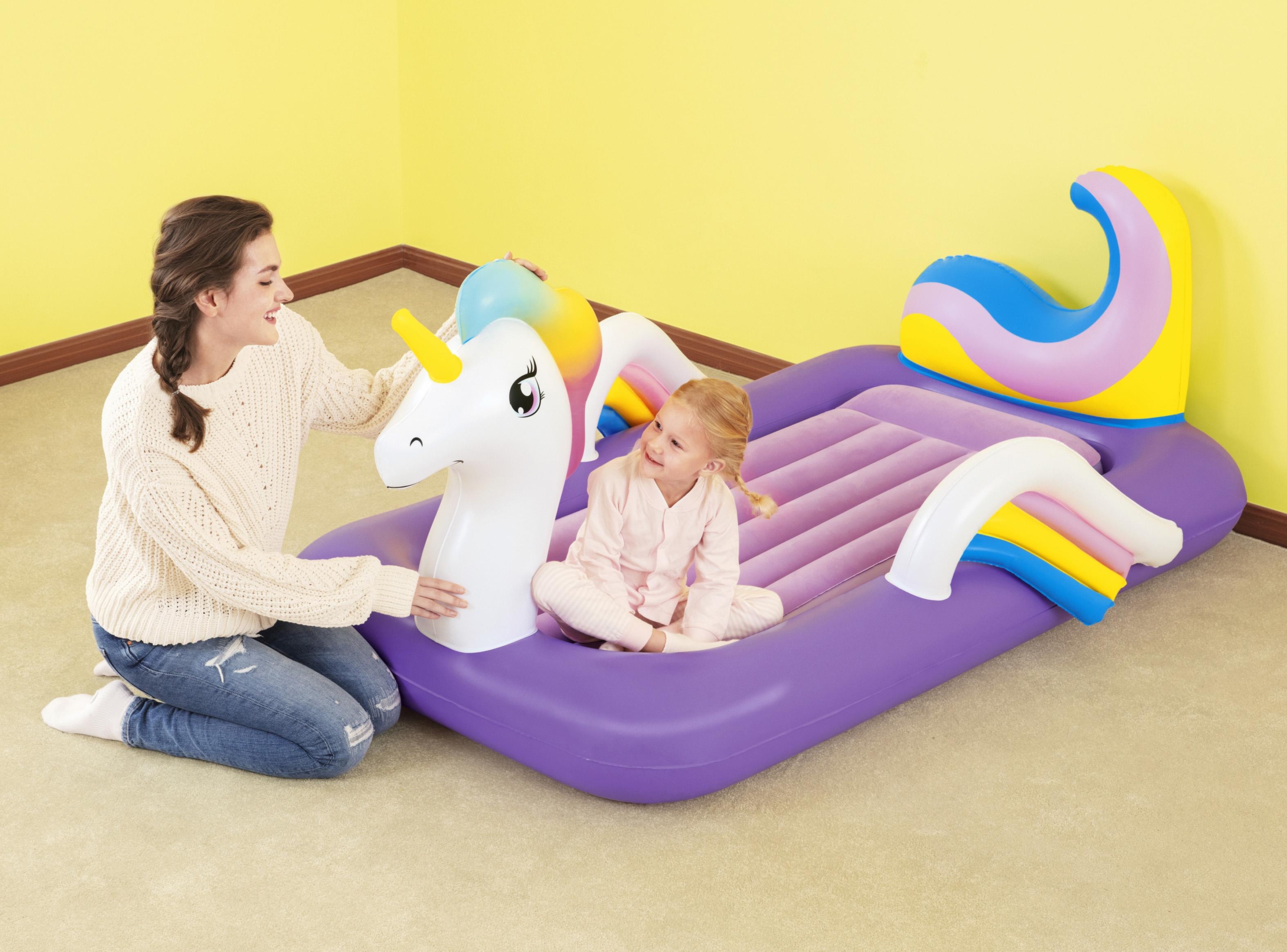Cama Infantil Inflable Unicornio Bestway-3