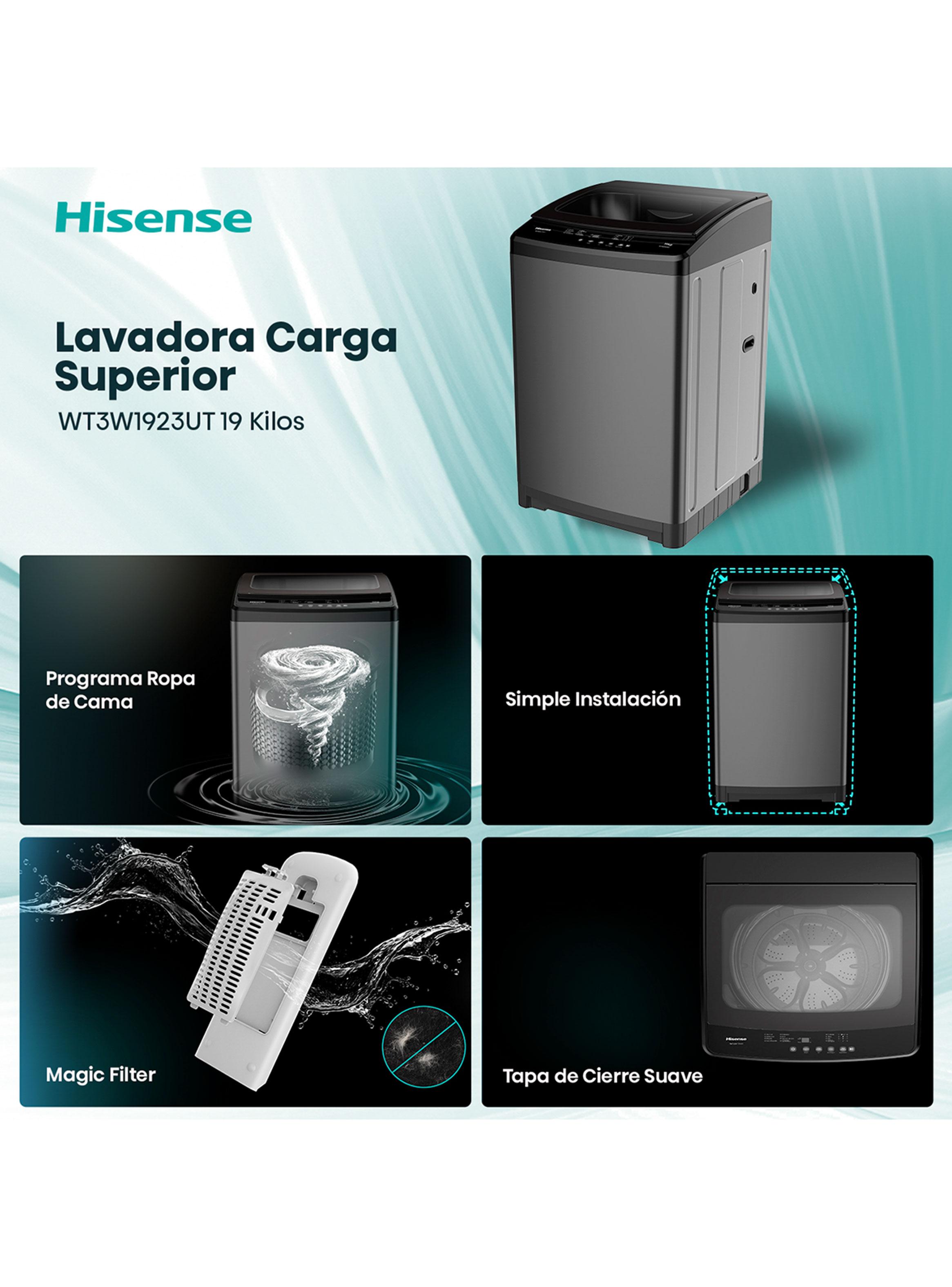 Lavadora Carga Superior 19 Kg WT3W1923UT-2