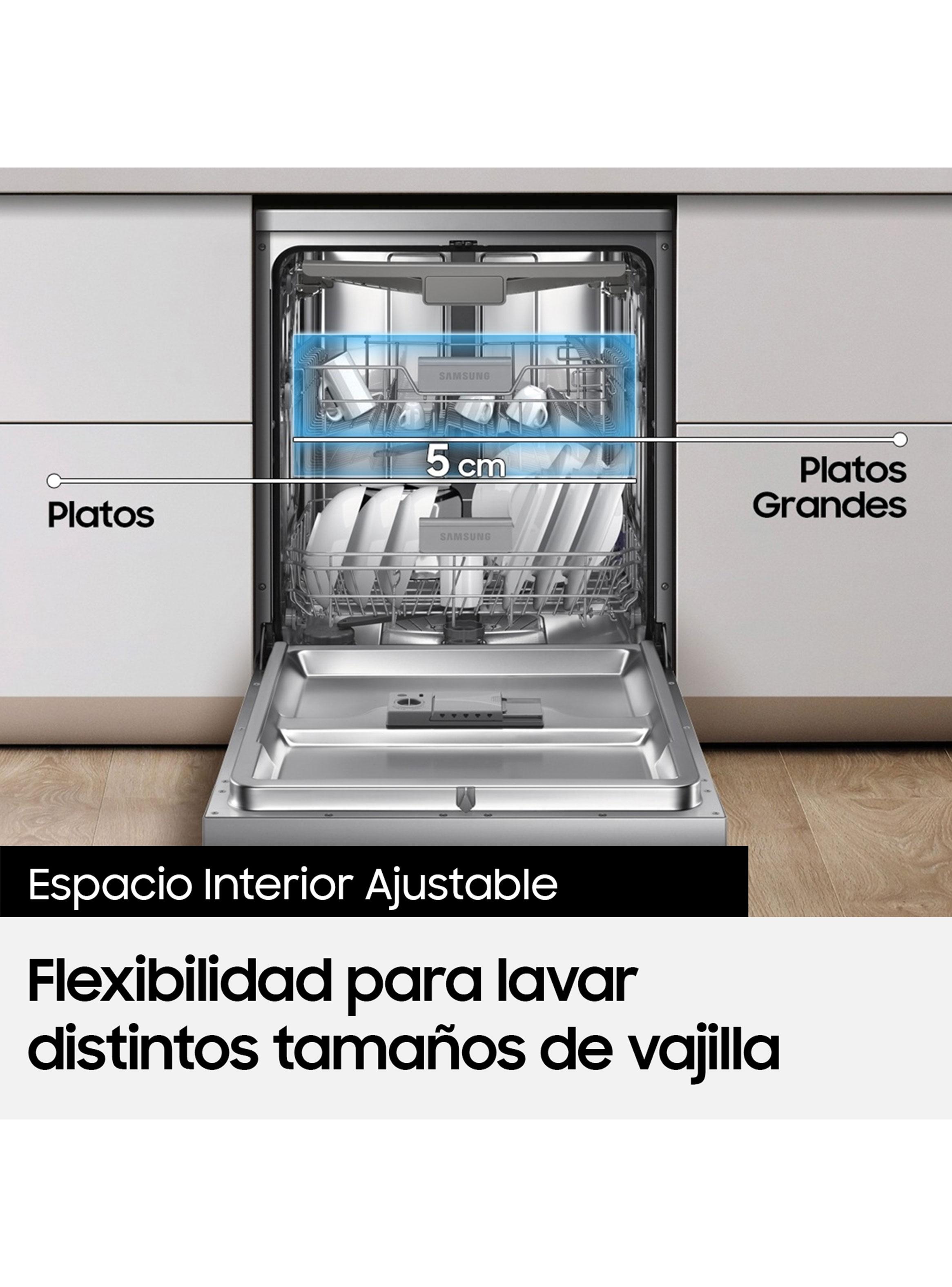 Lavavajillas 14 Cubiertos Silver con Flexible 3rd Rack-4