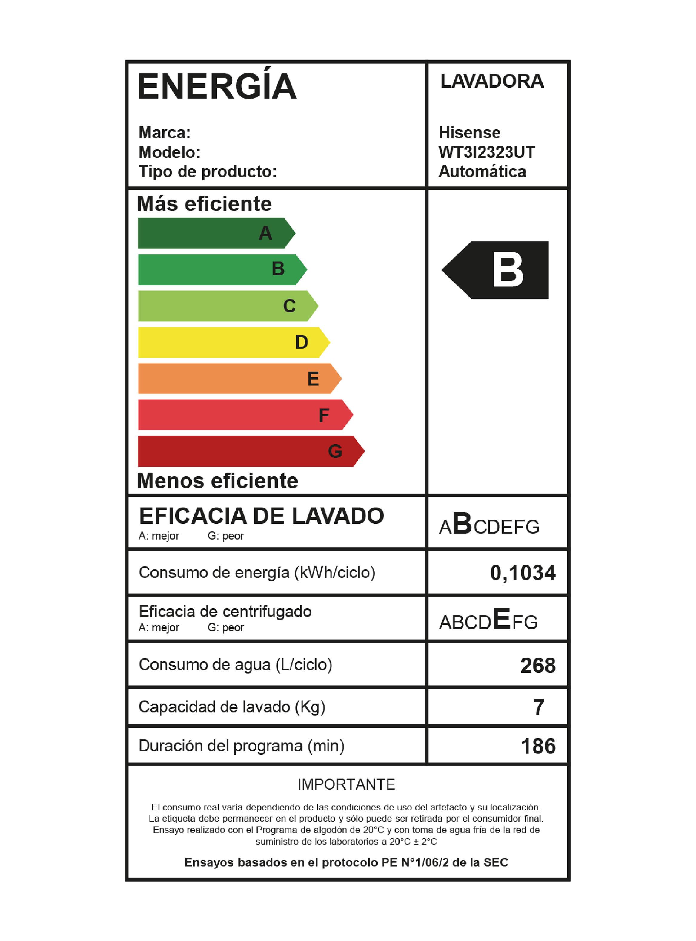Lavadora Carga Superior 23 Kg WT3I2323UT-10