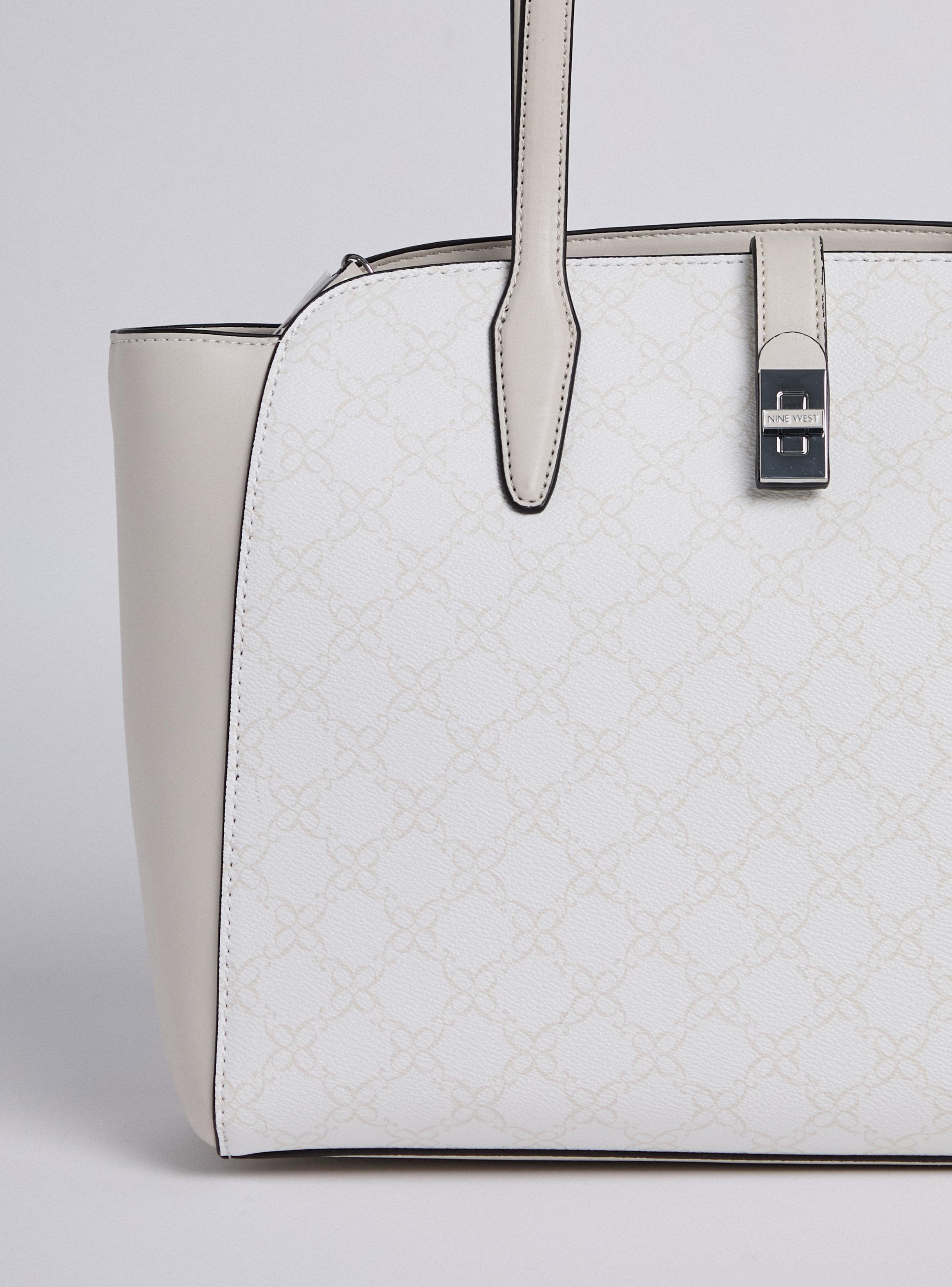 Cartera Tote Eastyn Blanco-4
