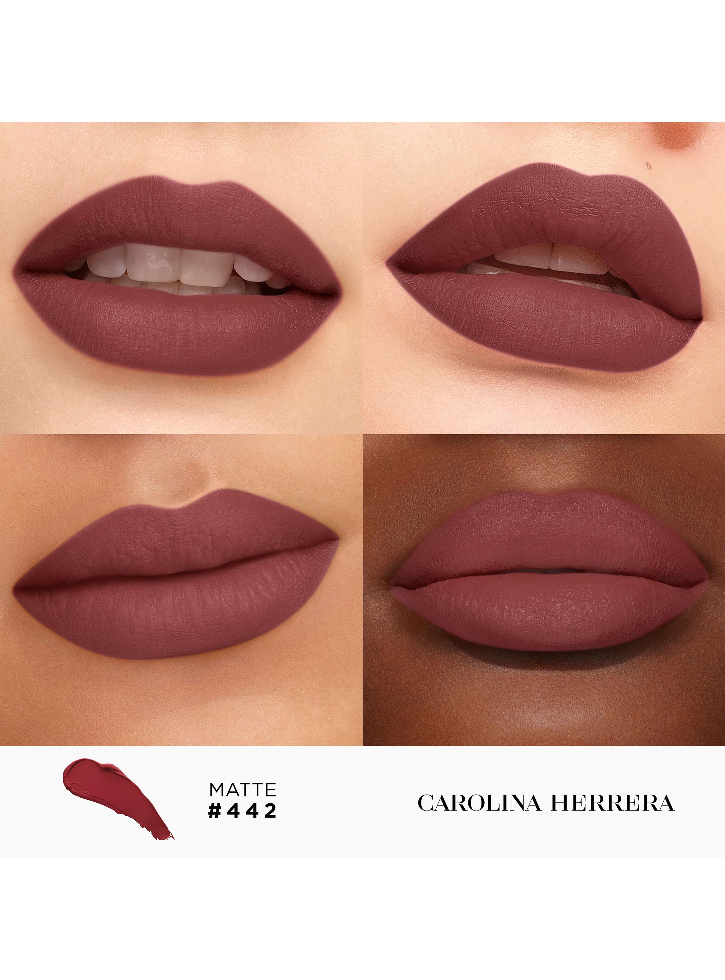Fabulous Kiss Lipstick Matte Carolina Herrera 442 Brown Fundamental 3.5g-1