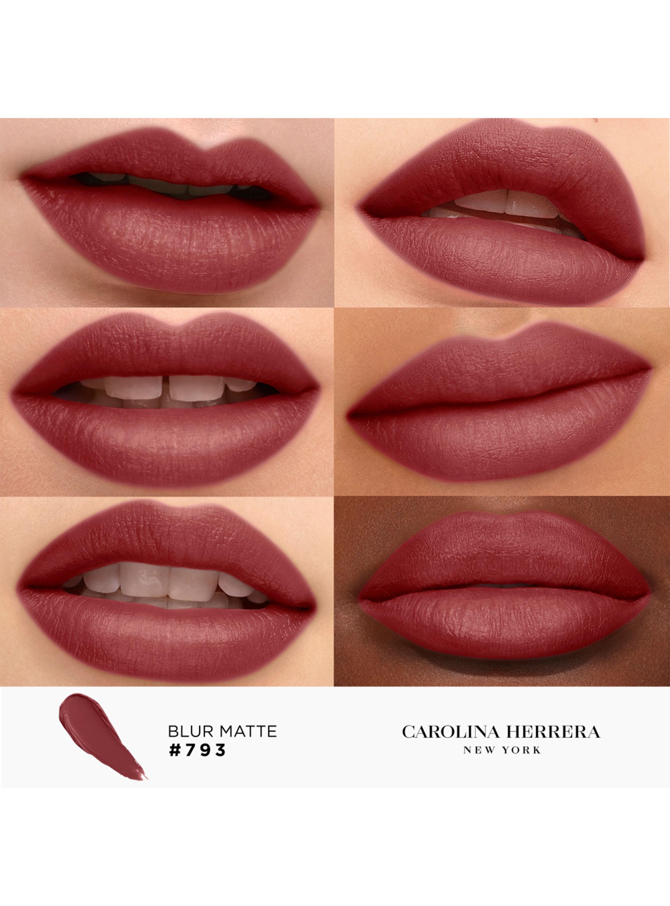 Fabulous Kiss Lipstick Blur Matte Carolina Herrera 793 Plum Power 3.5g-2