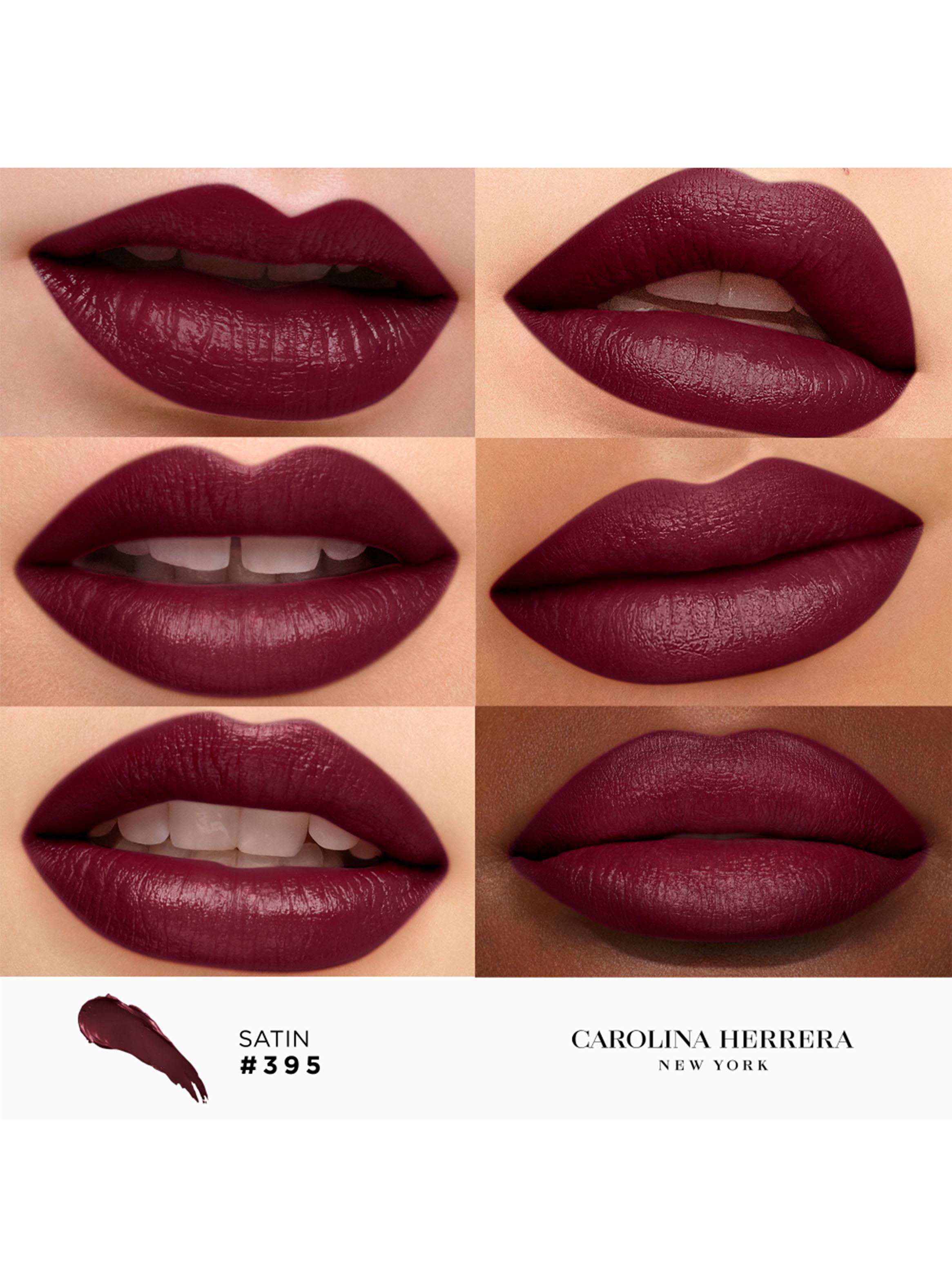 Fabulous Kiss Lipstick Satin Carolina Herrera 395 Purple Drama 3.5g-2