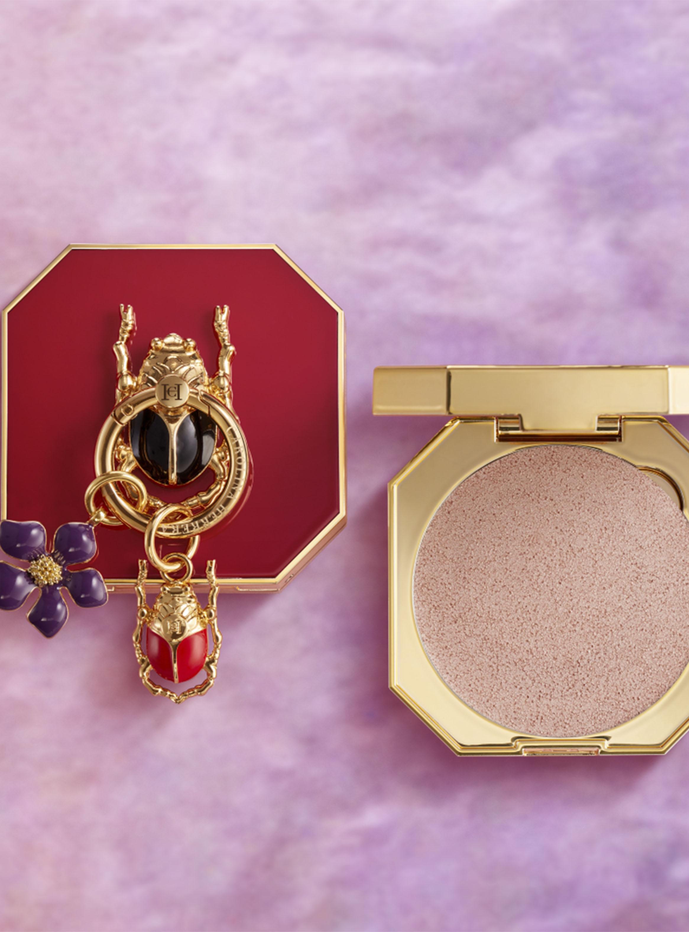 Charm Carolina Herrera Purple Flower-3