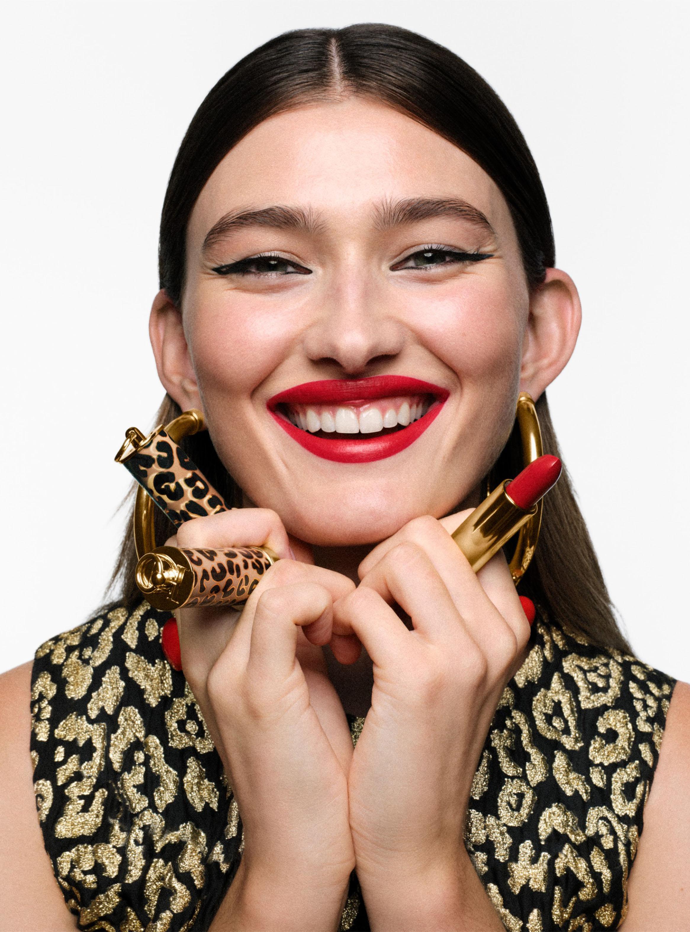 Fabulous Kiss Lipstick Cap Carolina Herrera Animal Print-2