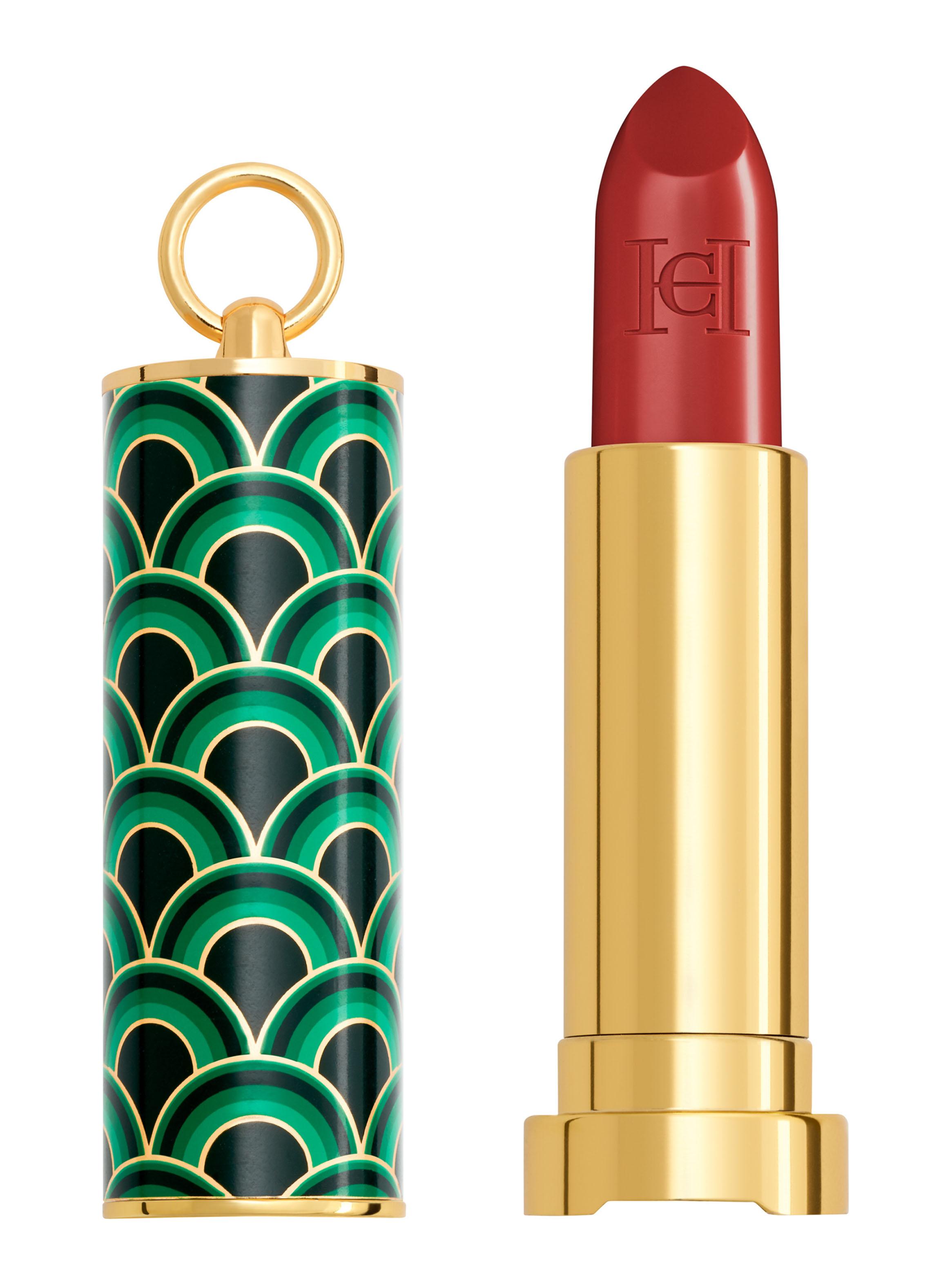 Fabulous Kiss Lipstick Satin 342 & Green Waves Cap 3.5g  Carolina Herrera-0
