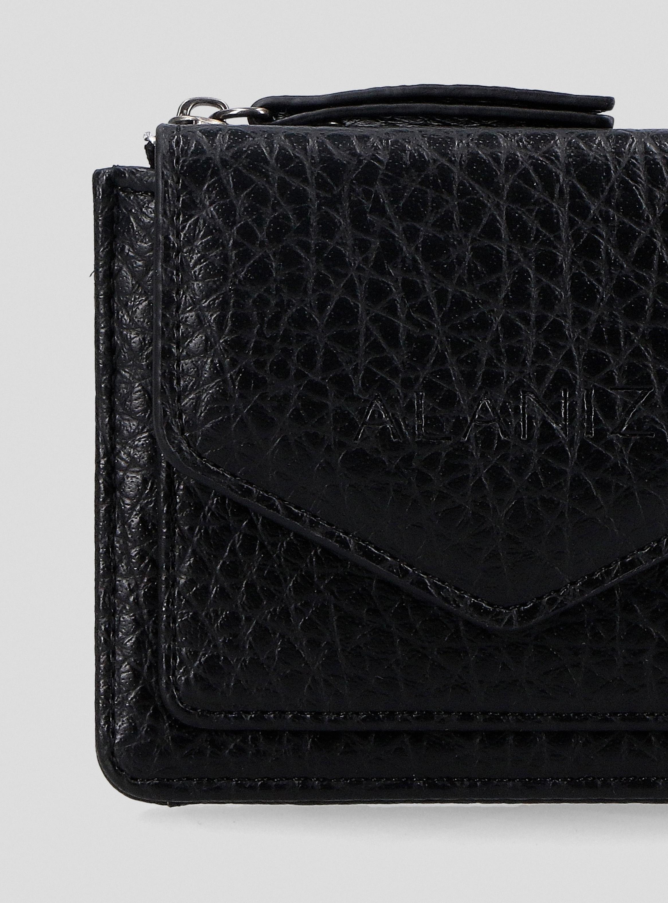 Billetera Pequeña Textura Croco-3