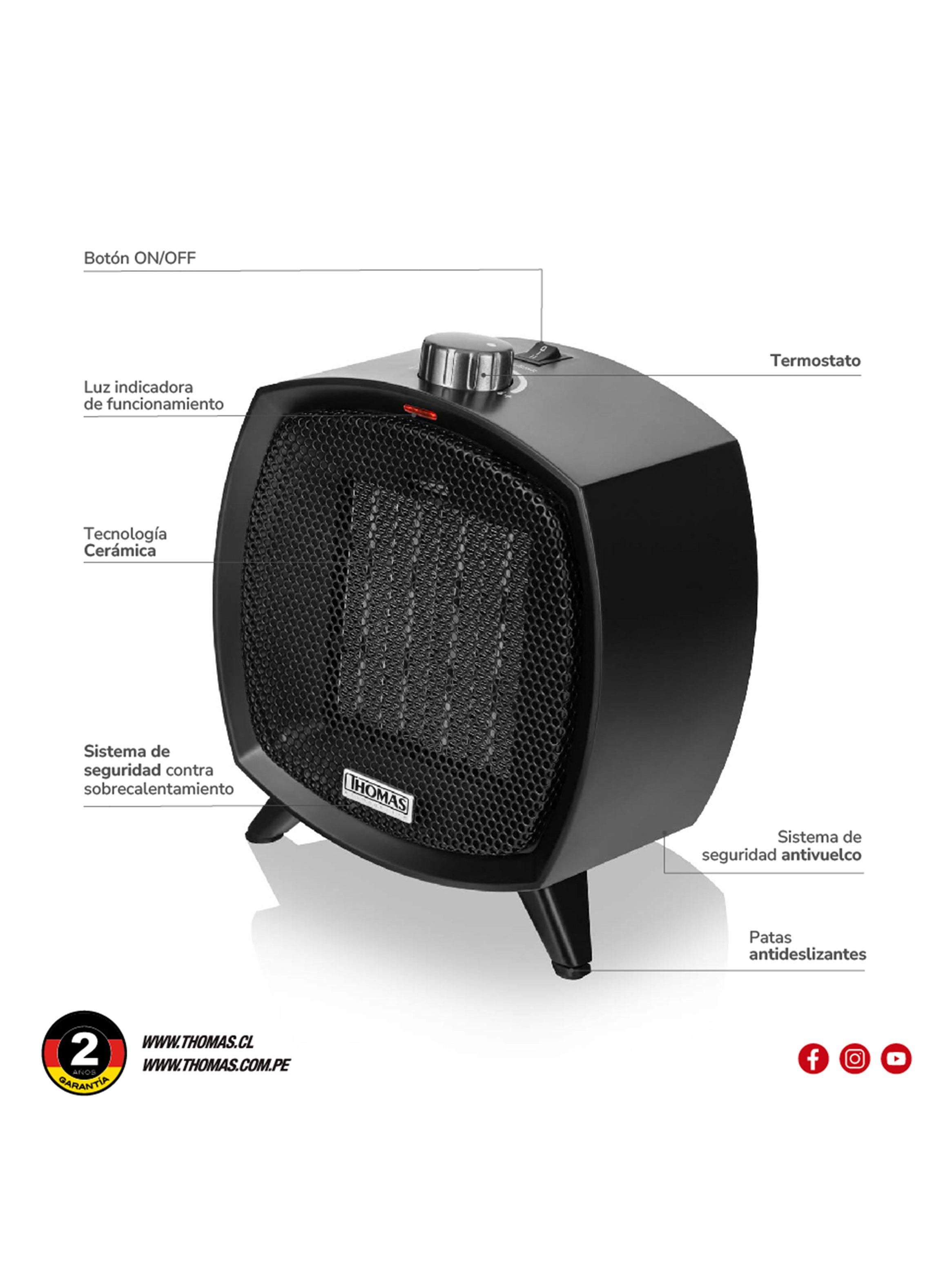 Termoventilador 1500W TH-CH35 Negro-2