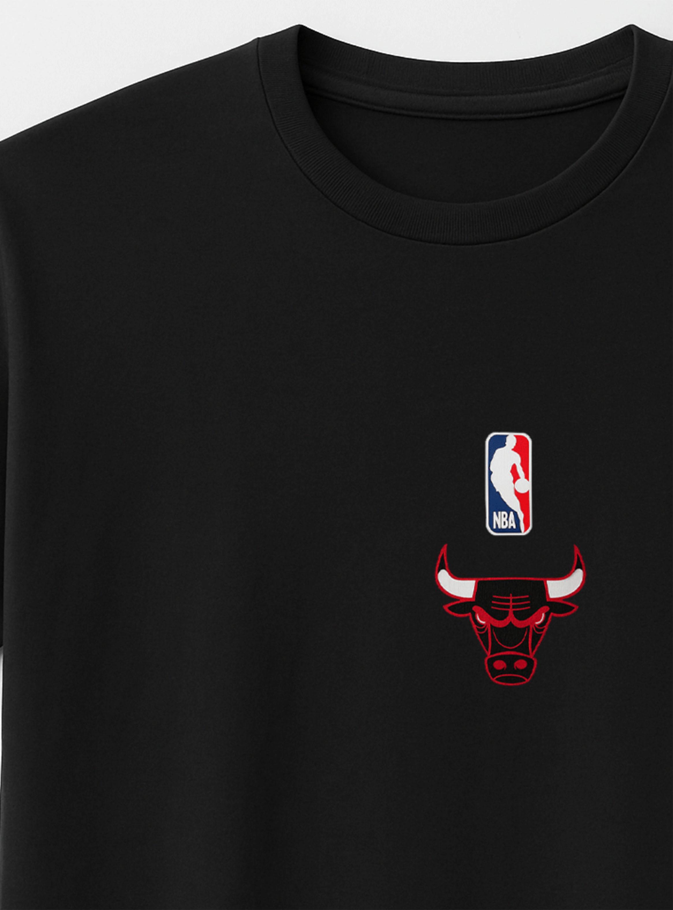 Polera Print Back Print Bulls Loose Fit-2
