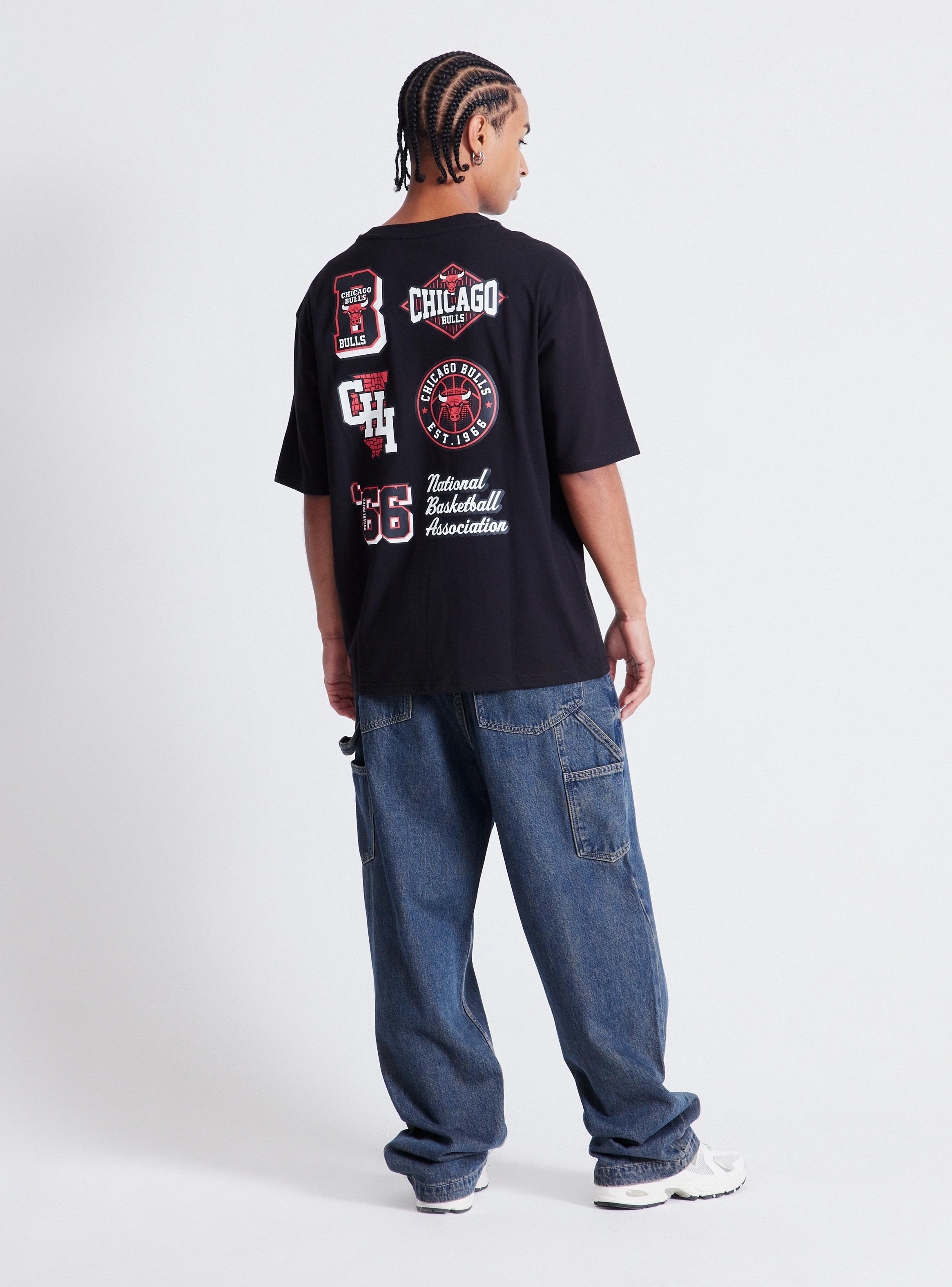 Polera Print Back Print Bulls Loose Fit-5