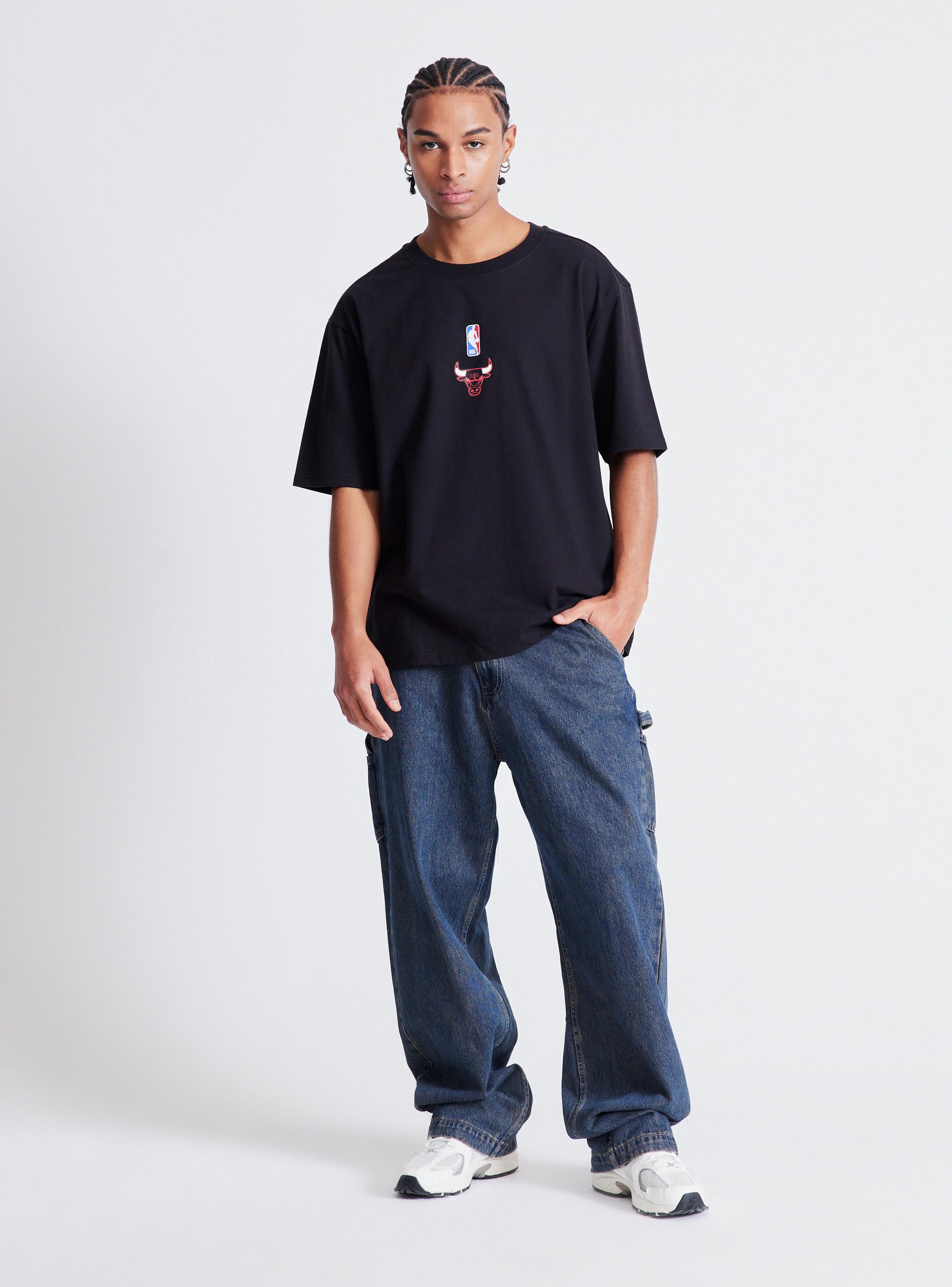 Polera Print Back Print Bulls Loose Fit-4