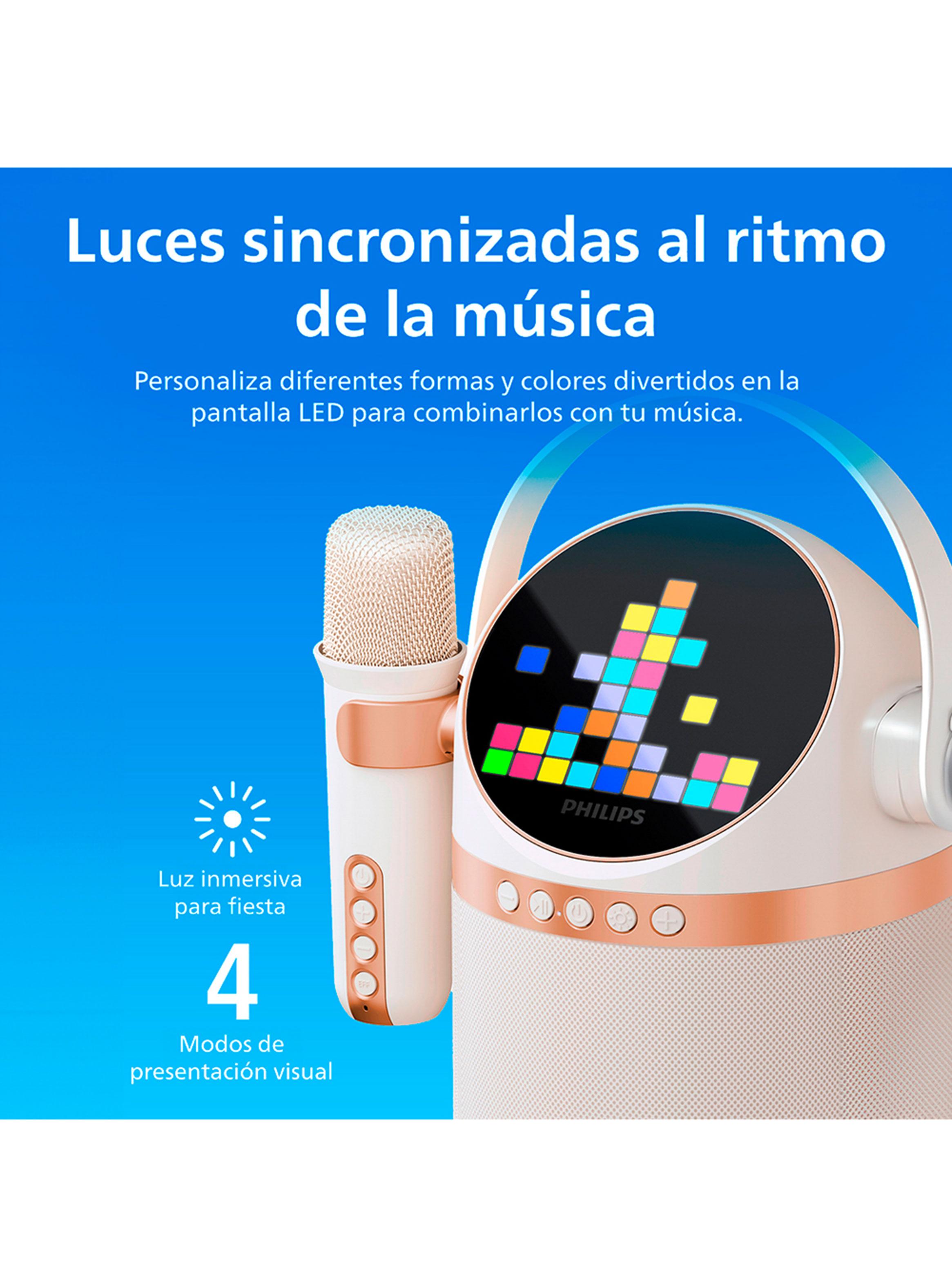 Parlante Karaoke Portátil TAS2509WT Blanco-3