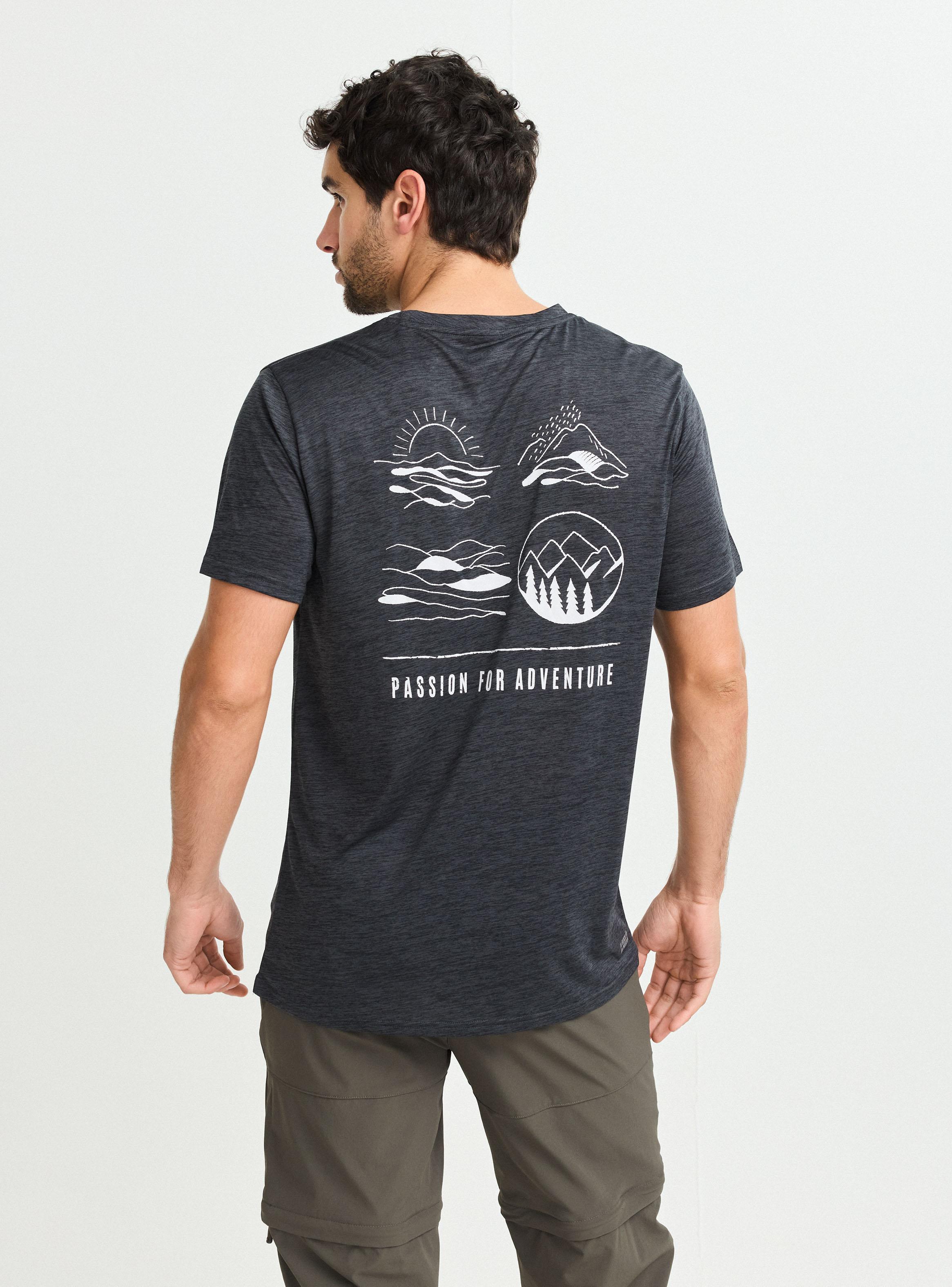 Polera  Estampada Alldry Protección UV-1