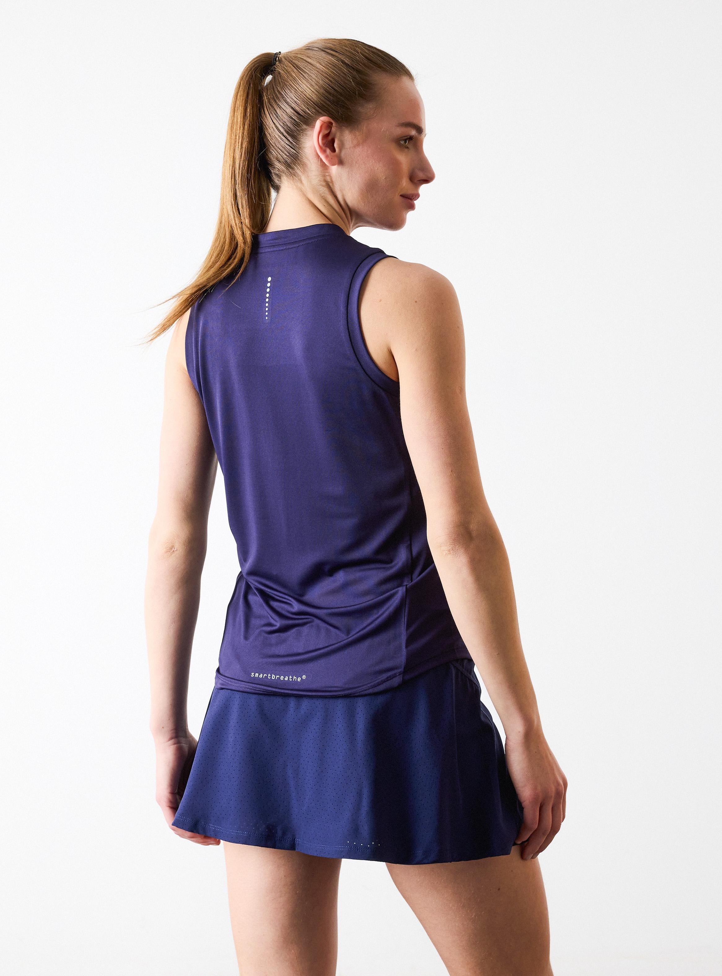 Polera Diseño Performance Padel Medio Cierre-1