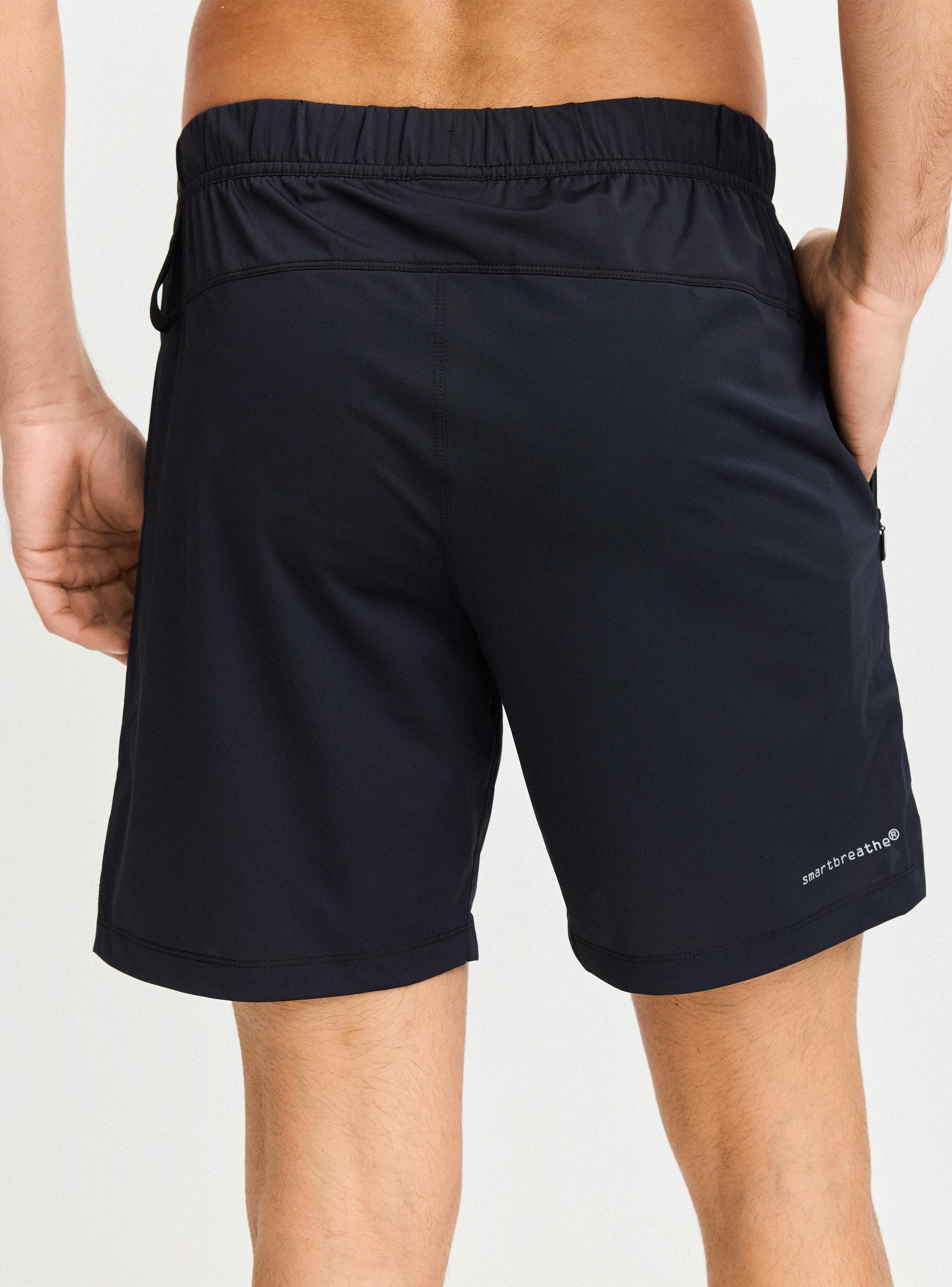 Short Deportivo Bolsillo con Cierre Malla Interior-3