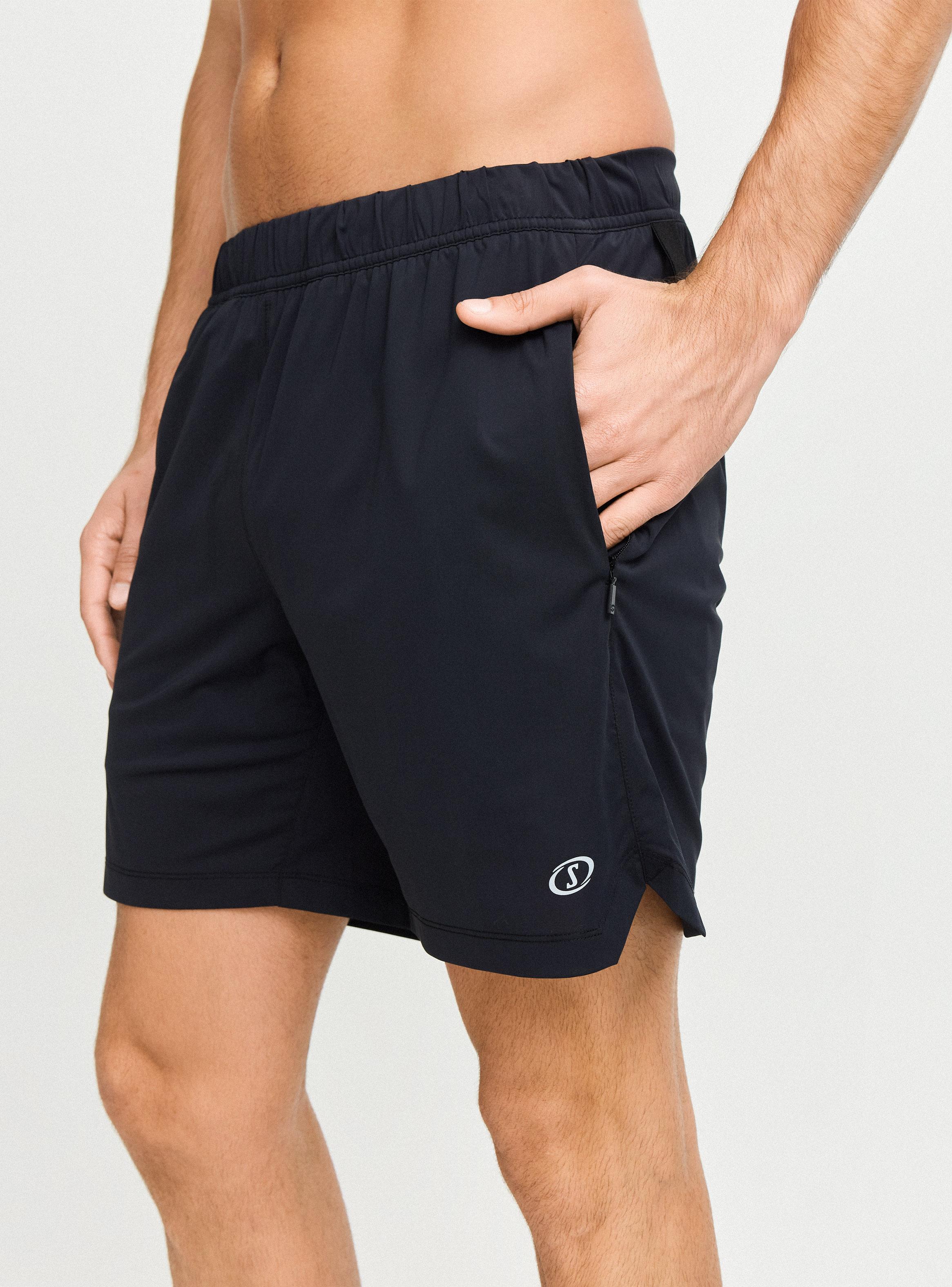 Short Deportivo Bolsillo con Cierre Malla Interior-2